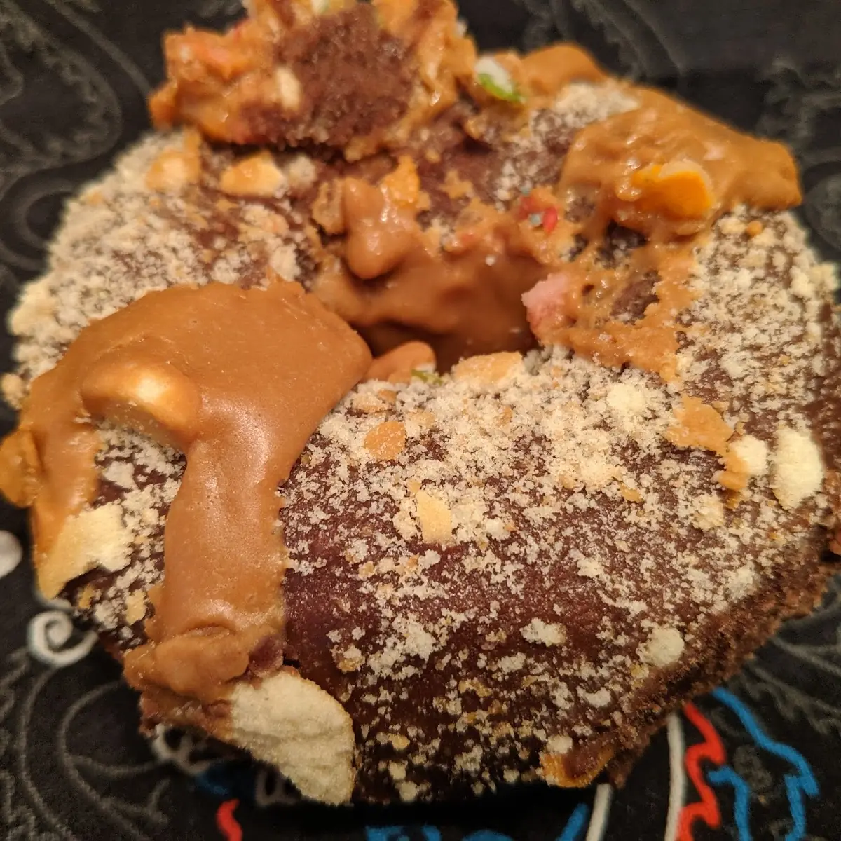 Cookie Caramel Chocolate Donut