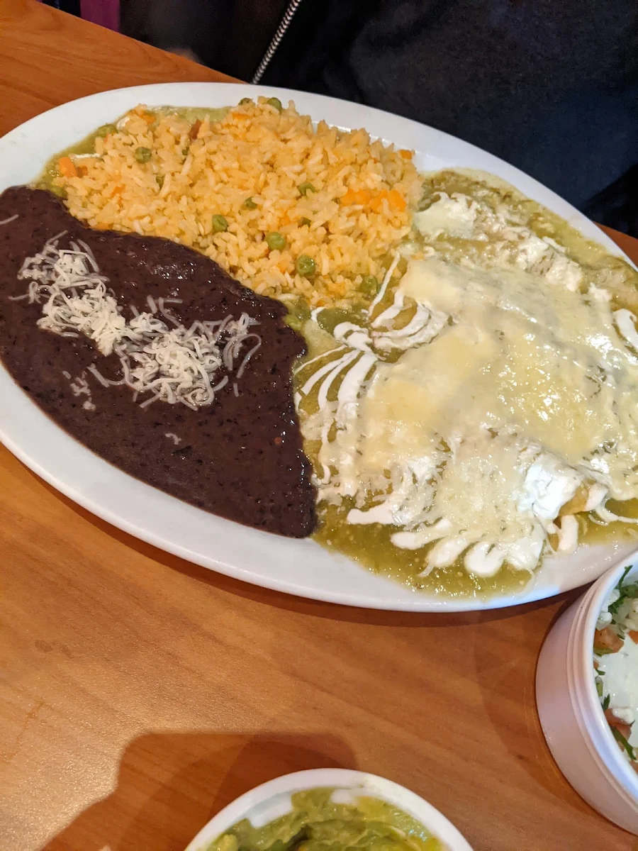 Bean and Cheese Enchilada