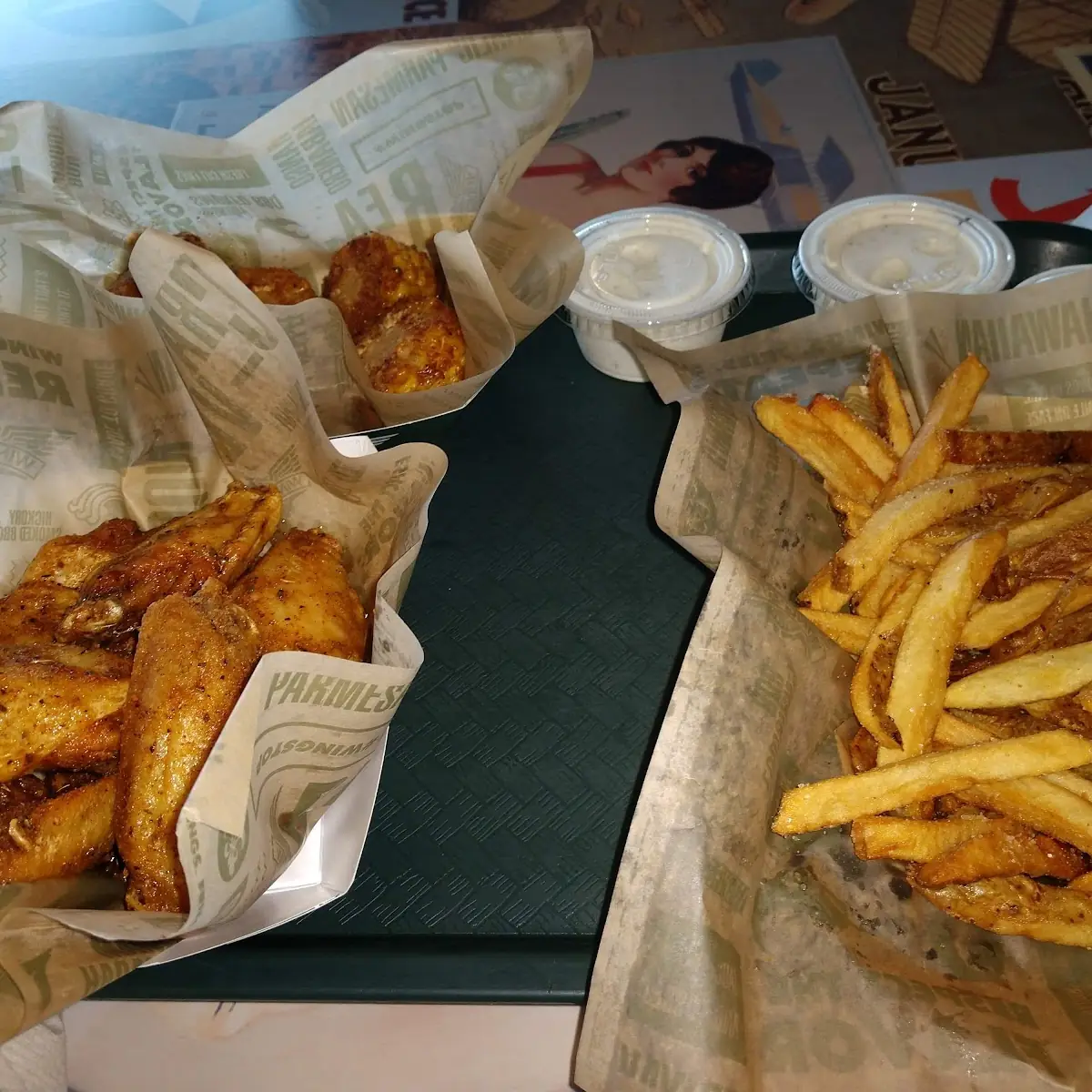 Louisiana Rub Wings Combo