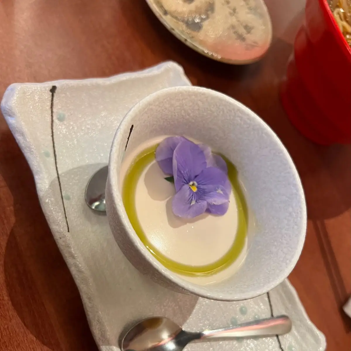 Hojicha Panna Cotta