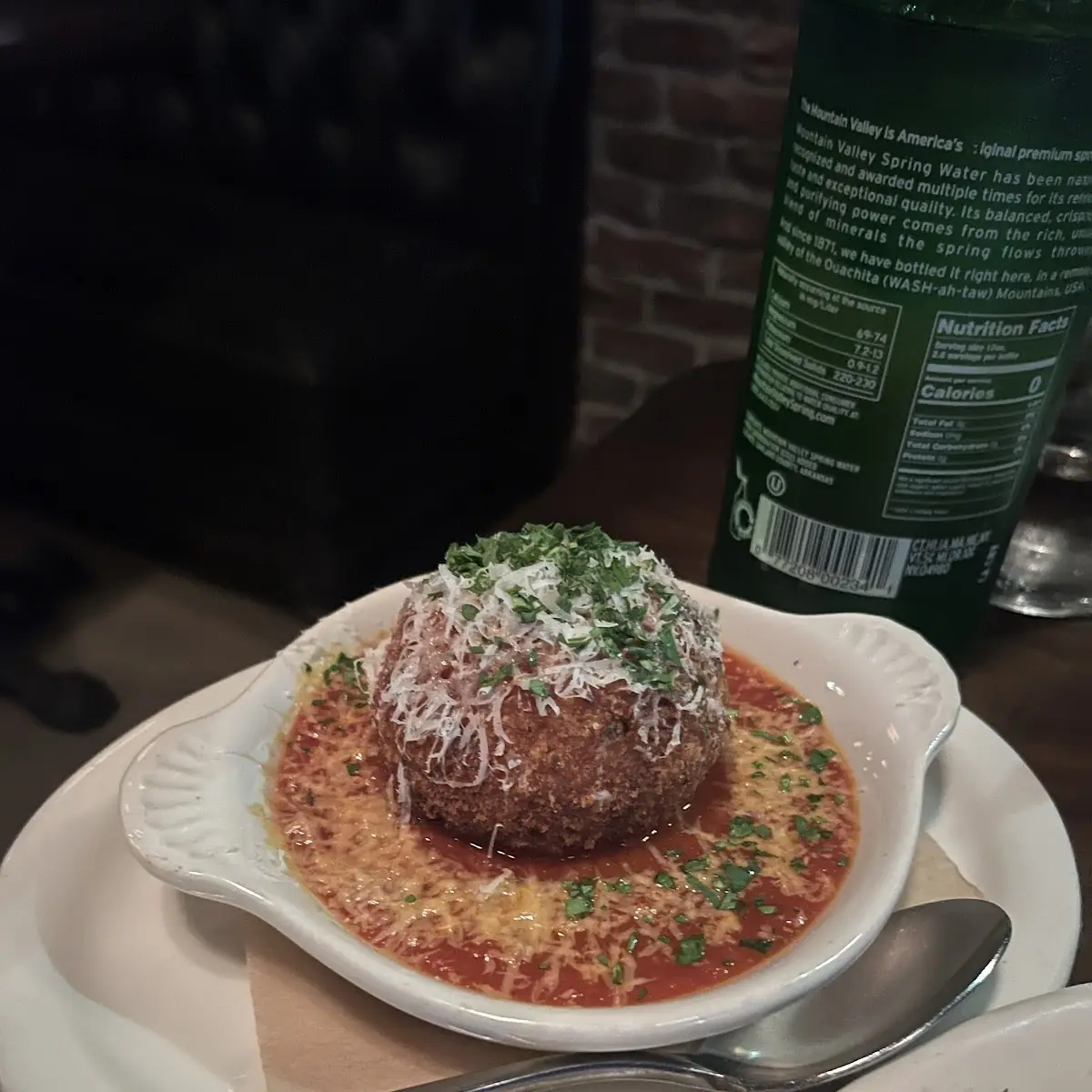 Crispy Rice Ball with Tomato Sauce