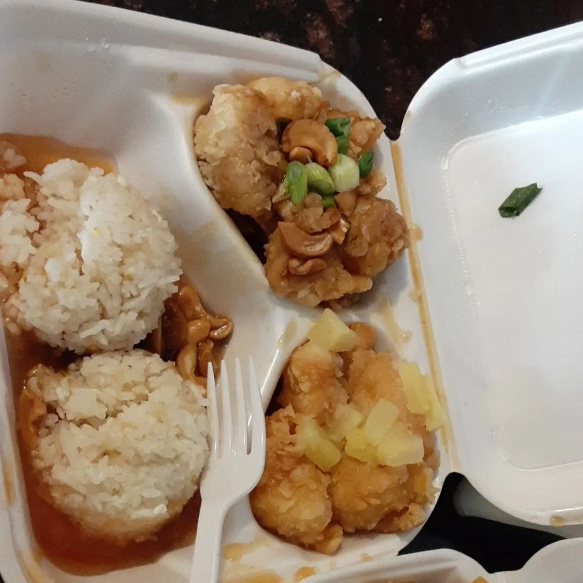 Half Cashew Half Sweet Sour Chicken