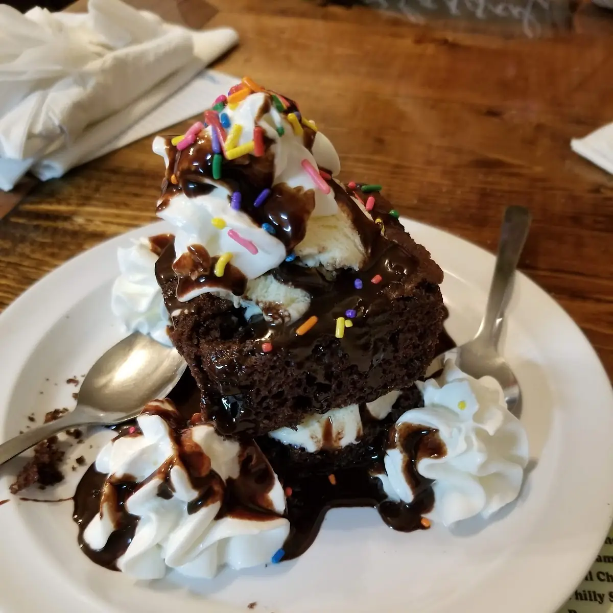 Hot Fudge Brownie