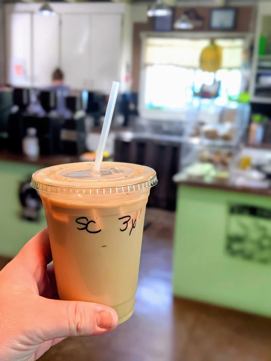 Salted Caramel Iced Latte