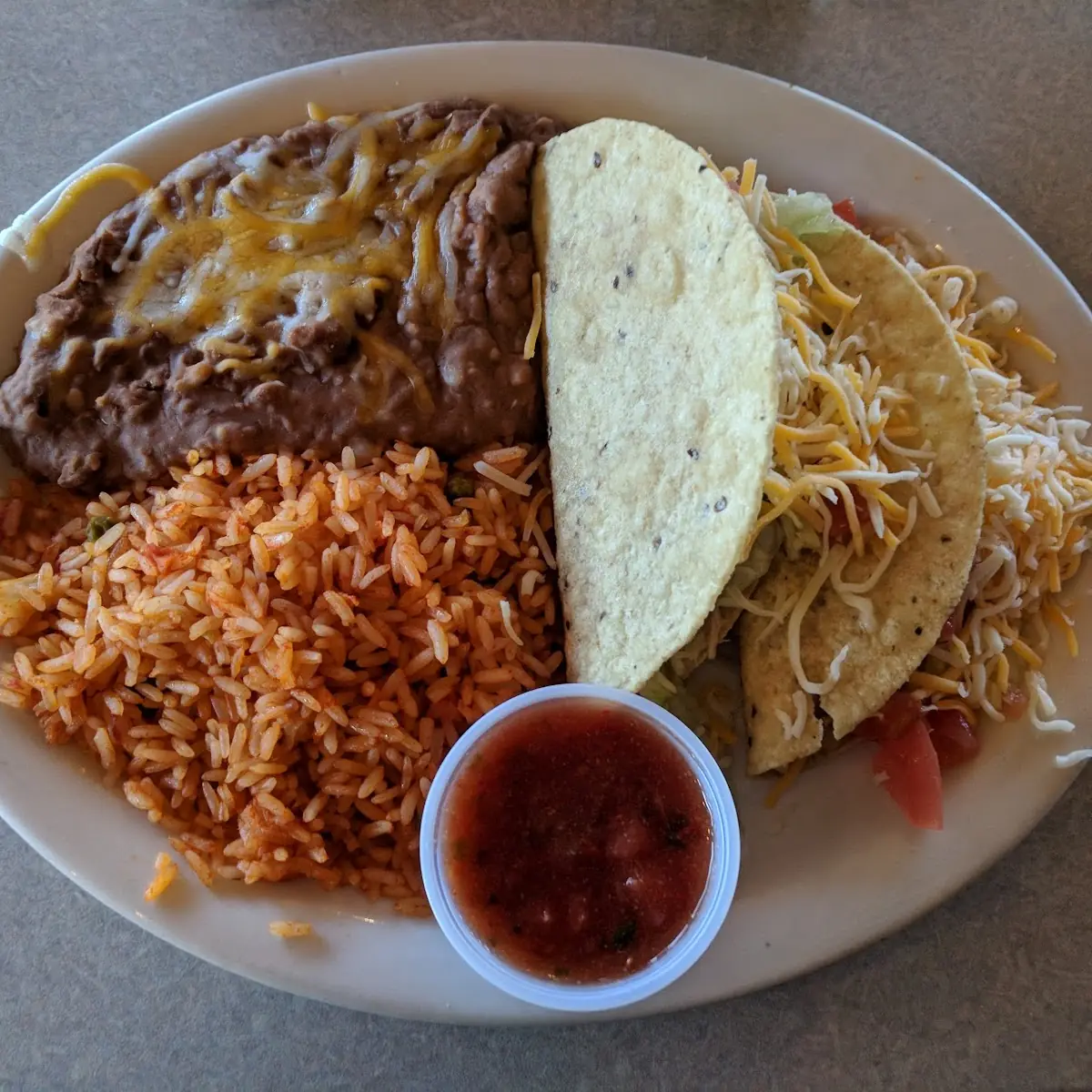 Chicken Taco Plate