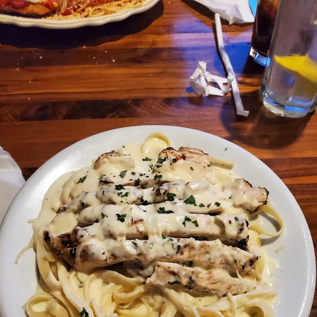 Fettuccine Alfredo with Chicken
