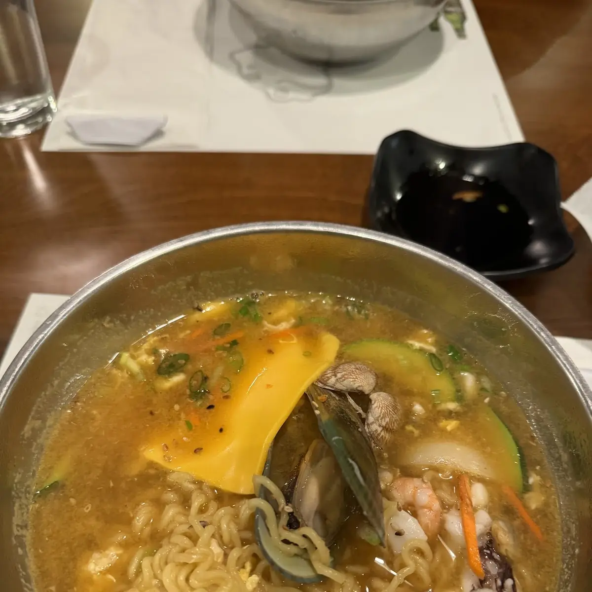 Ramen with Cheese and Beef