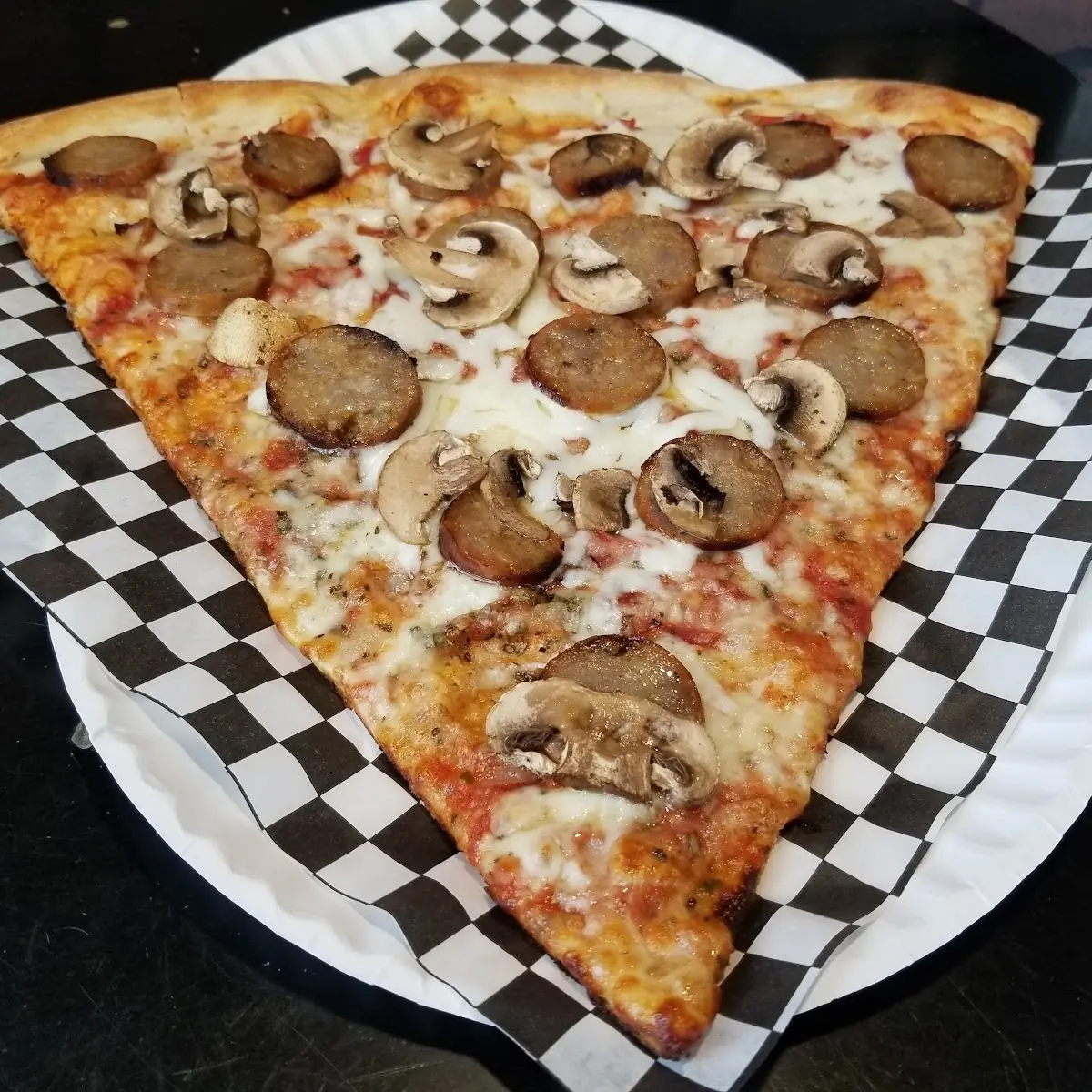 Sausage and Mushroom Pizza