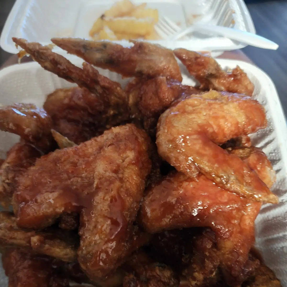Chicken Wings and Mumbo Sauce