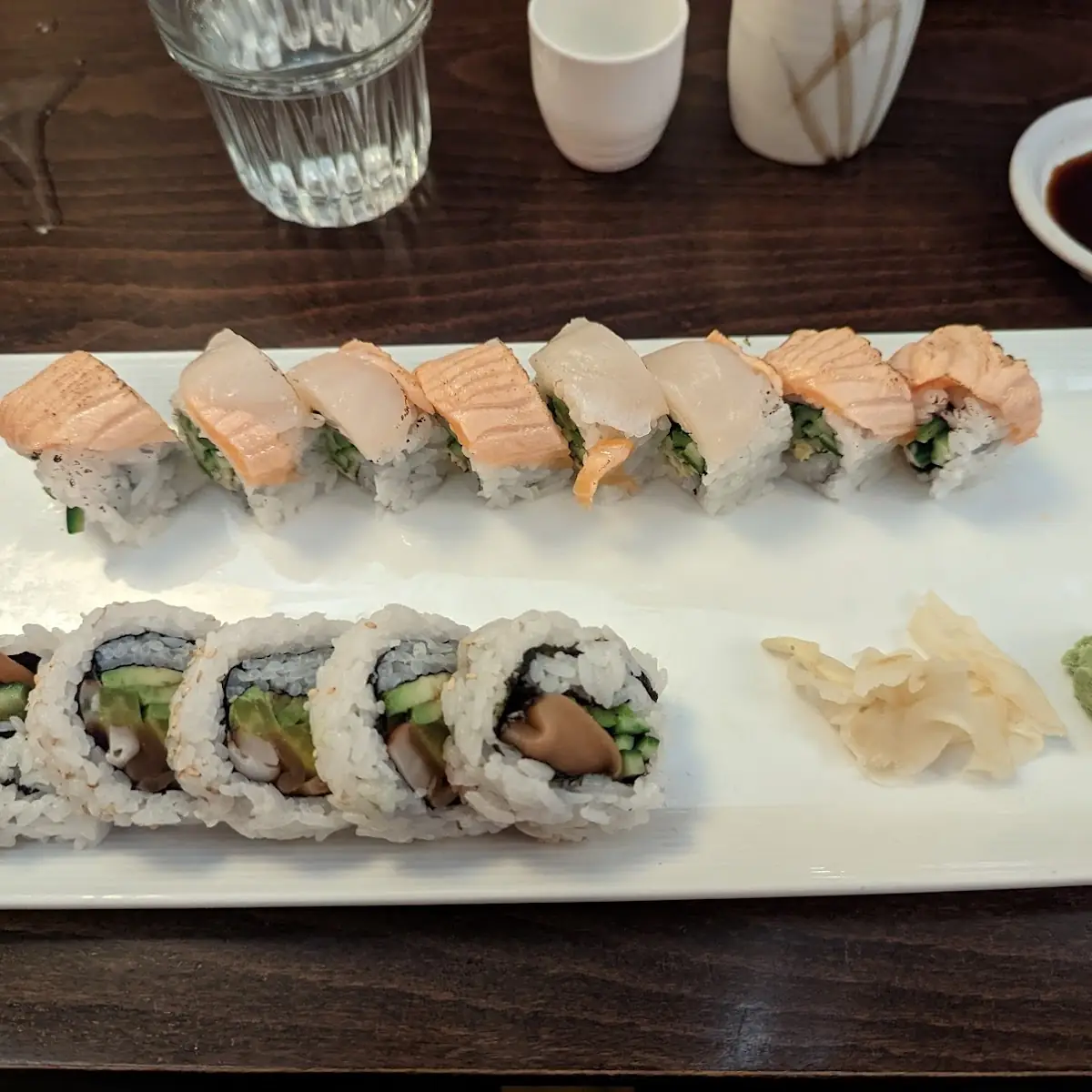 Ceviche Roll Top Monk Roll Bottom