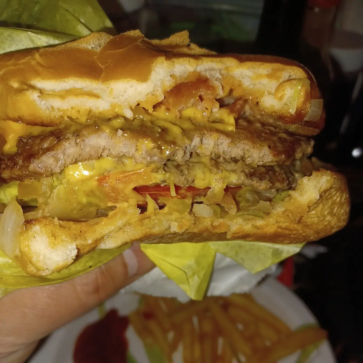 Double Patty and Bacon and Cheese Burger