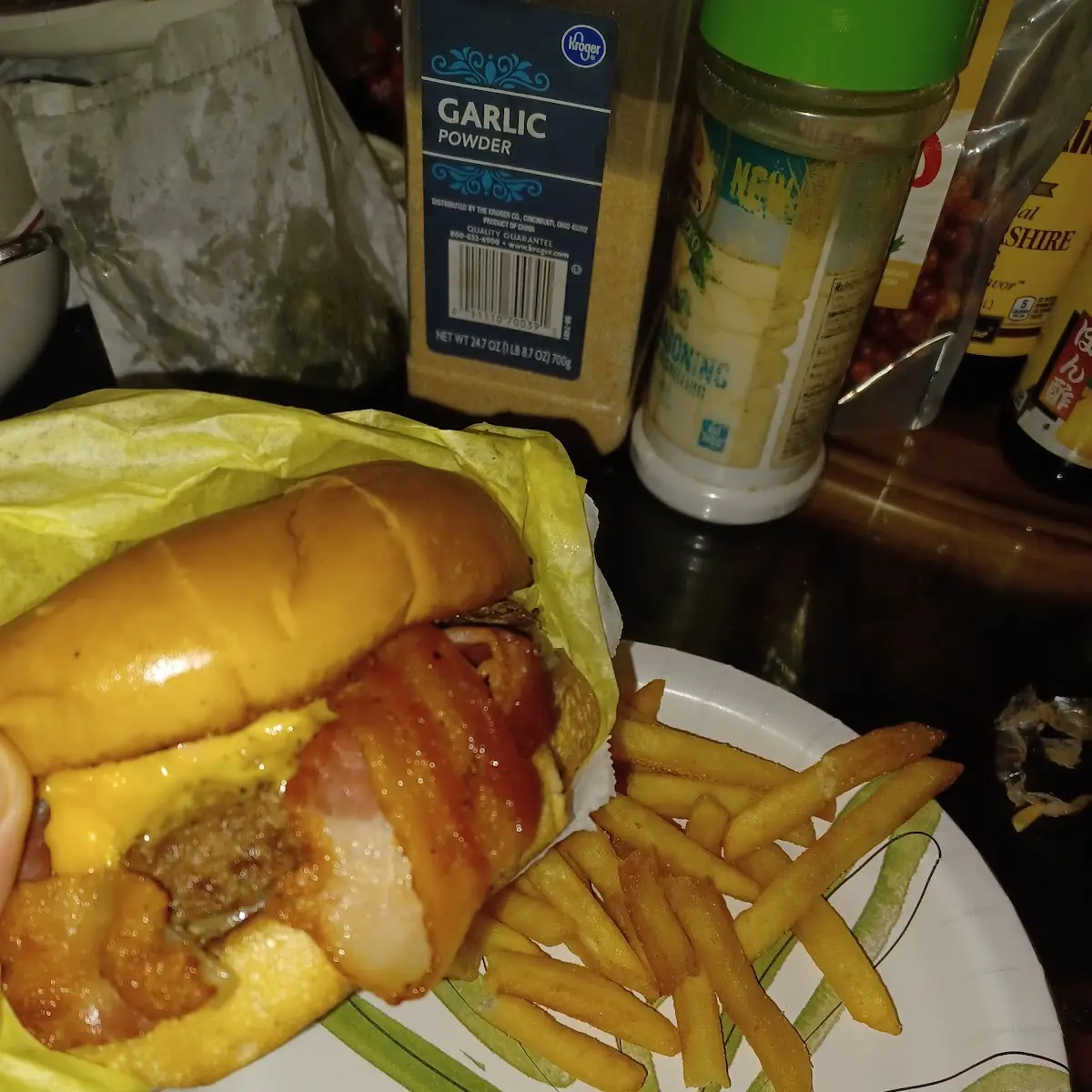 Double Patty and Bacon Cheeseburger