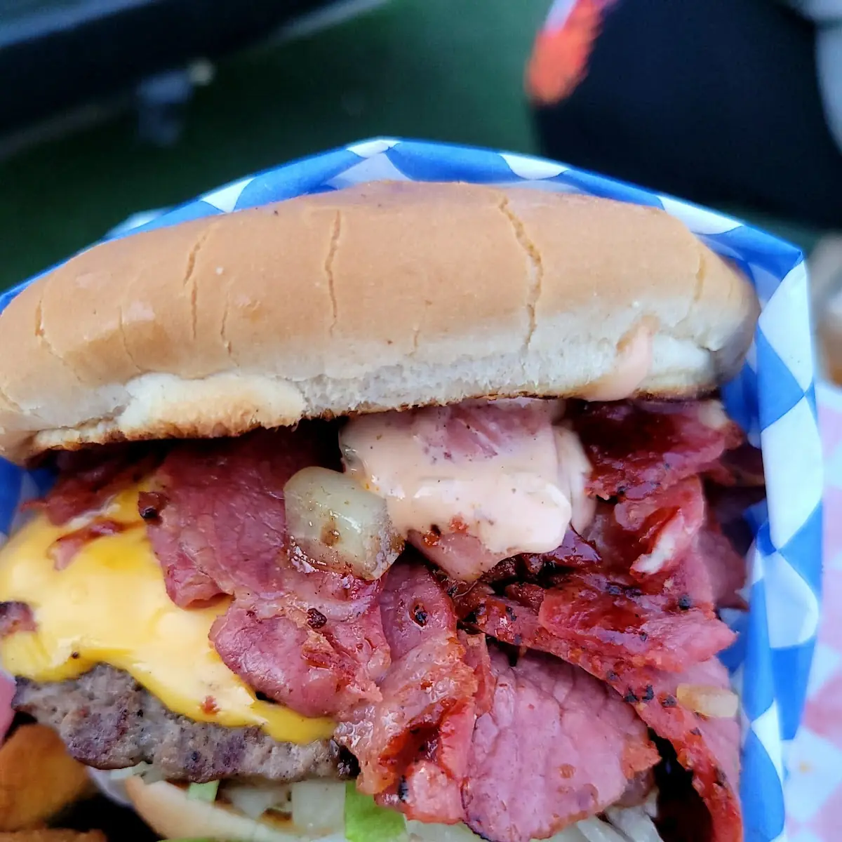 Pastrami Burger Zucchini Sticks