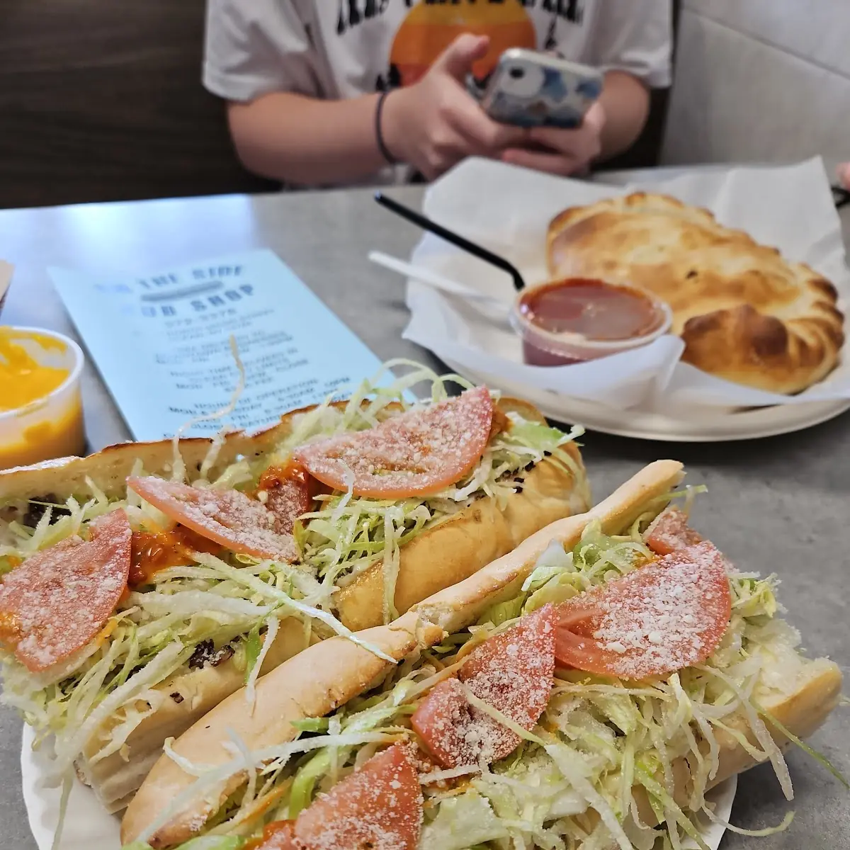 Steak Sub with Homemade Crush Red Pepper