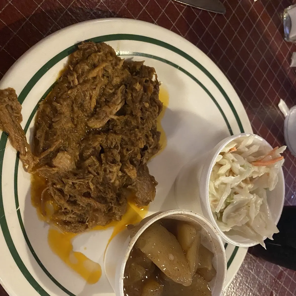 Pulled Pork Cooked Apples