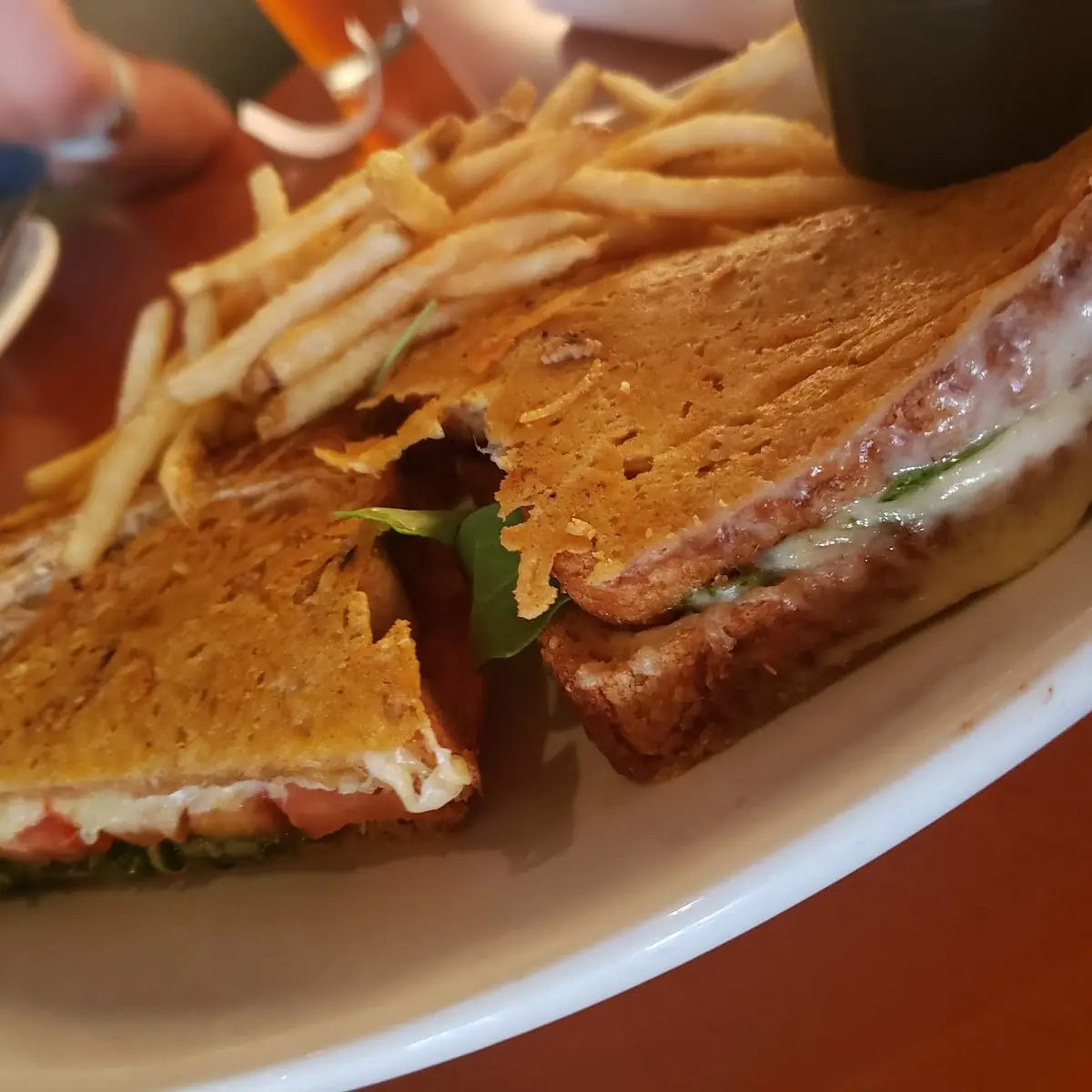 Pesto Grilled Cheese