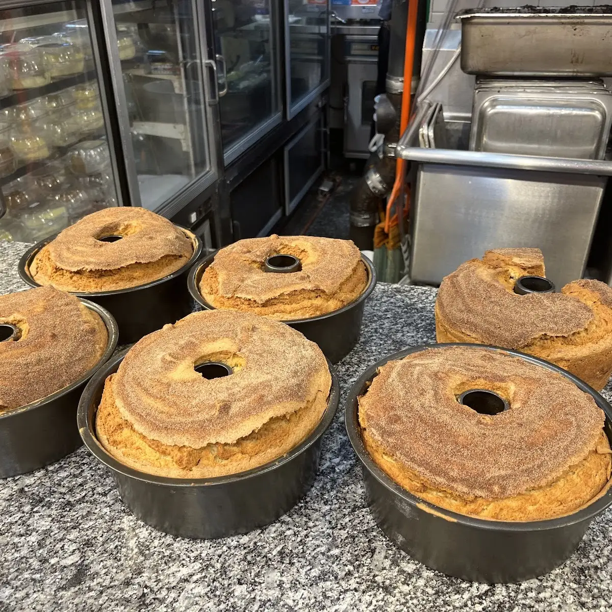 Freshly Made Apple Cake