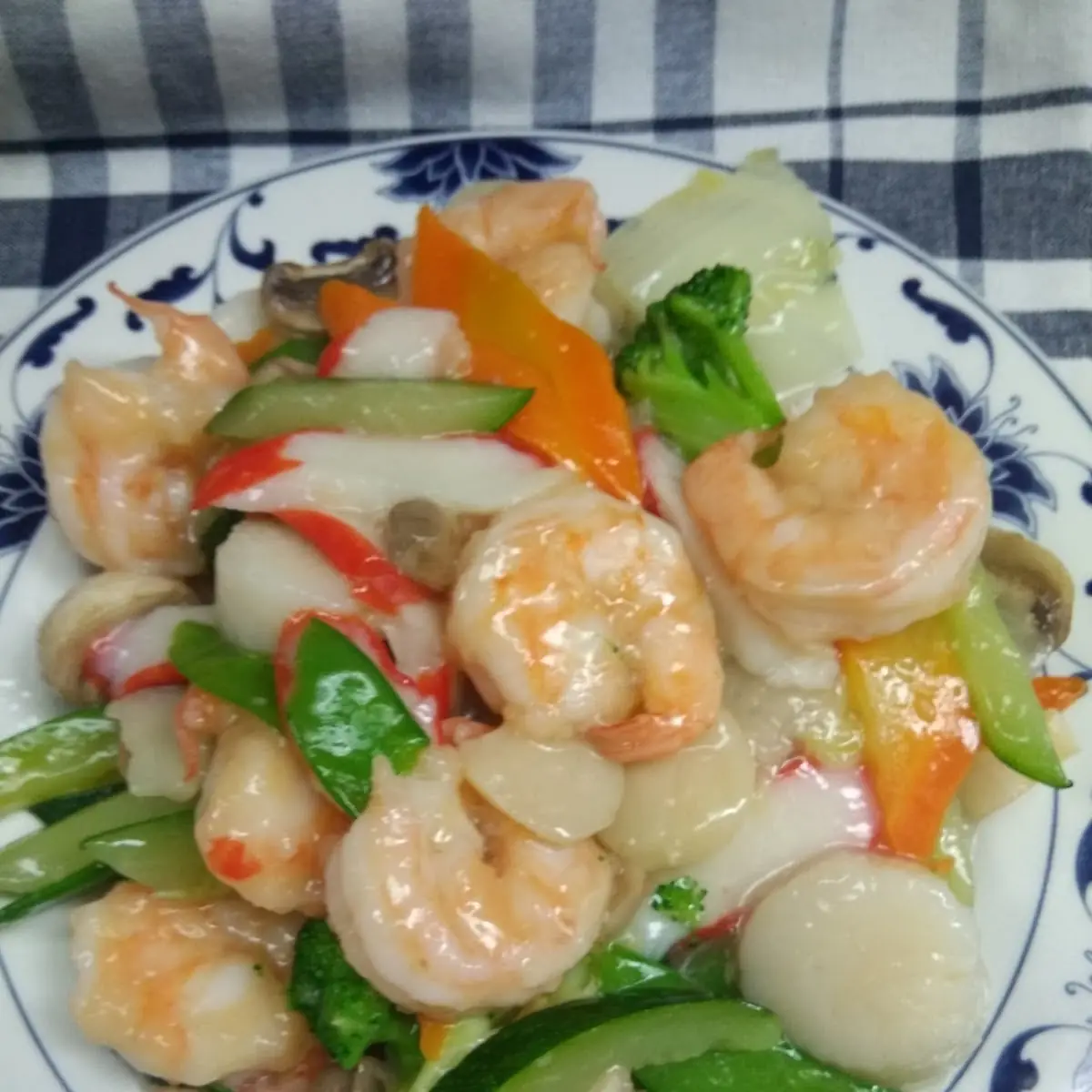 Shrimp with Mixed Veg