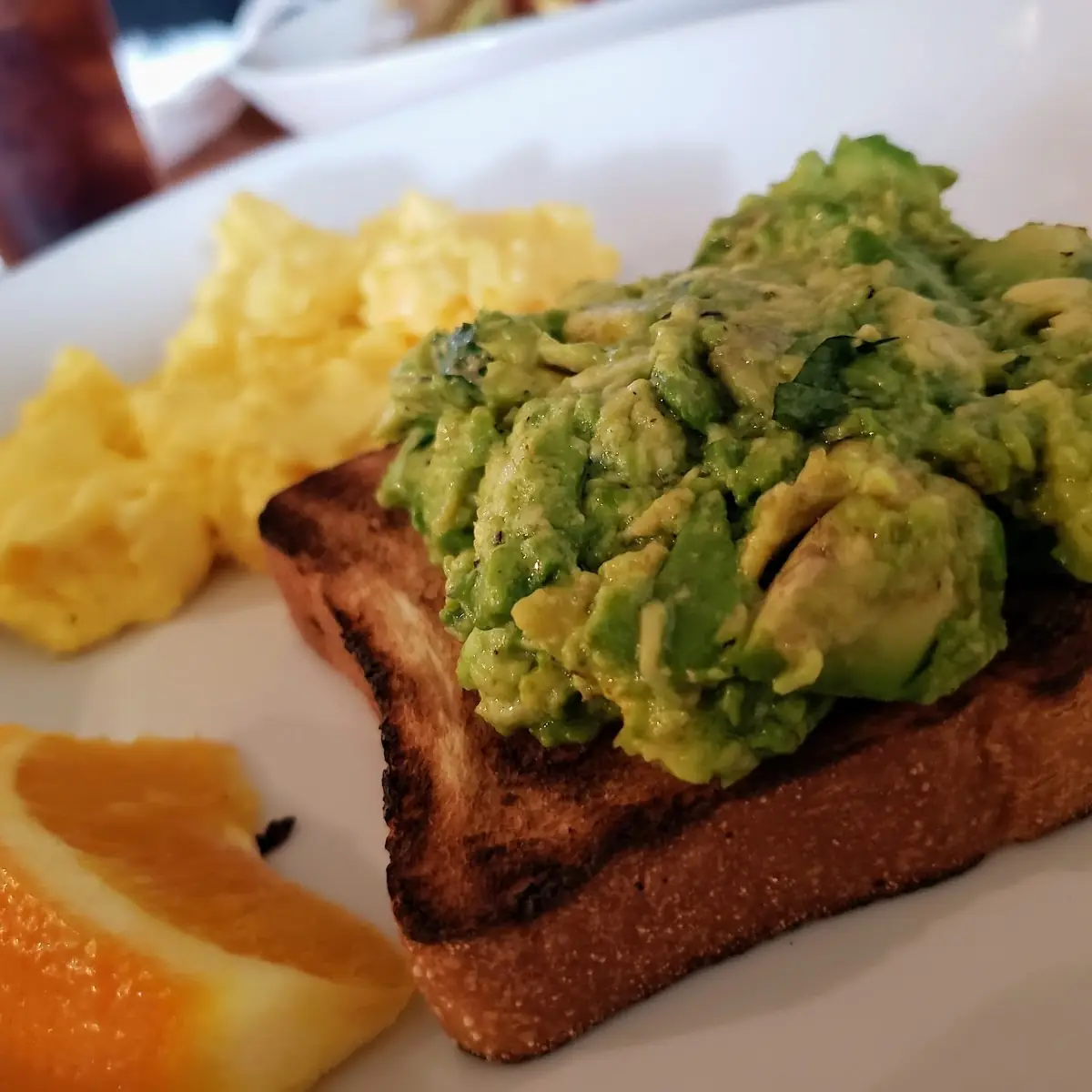 Avocado Toast with Scrambled Eggs