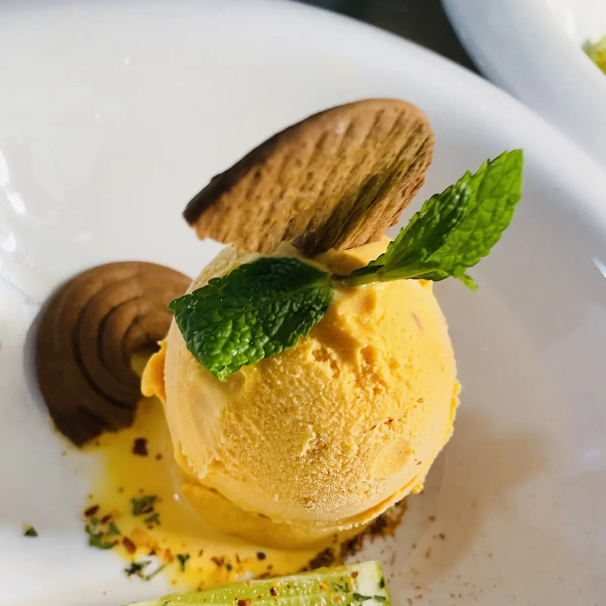 Orange-Pineapple Ice Cream - Dine Ins Only