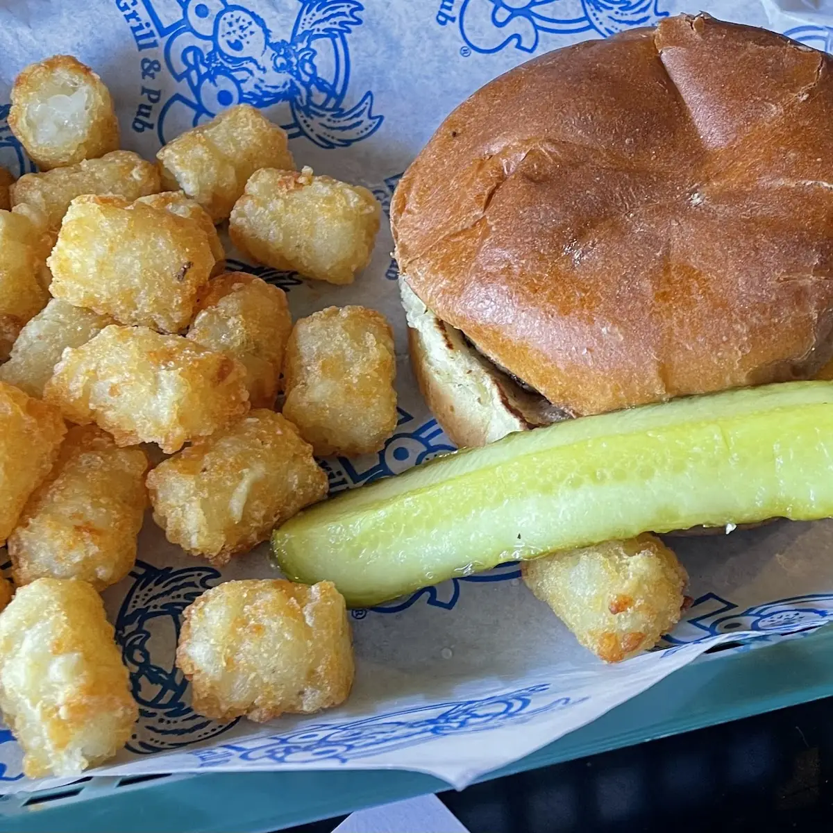 Kids Cheeseburger with Tots