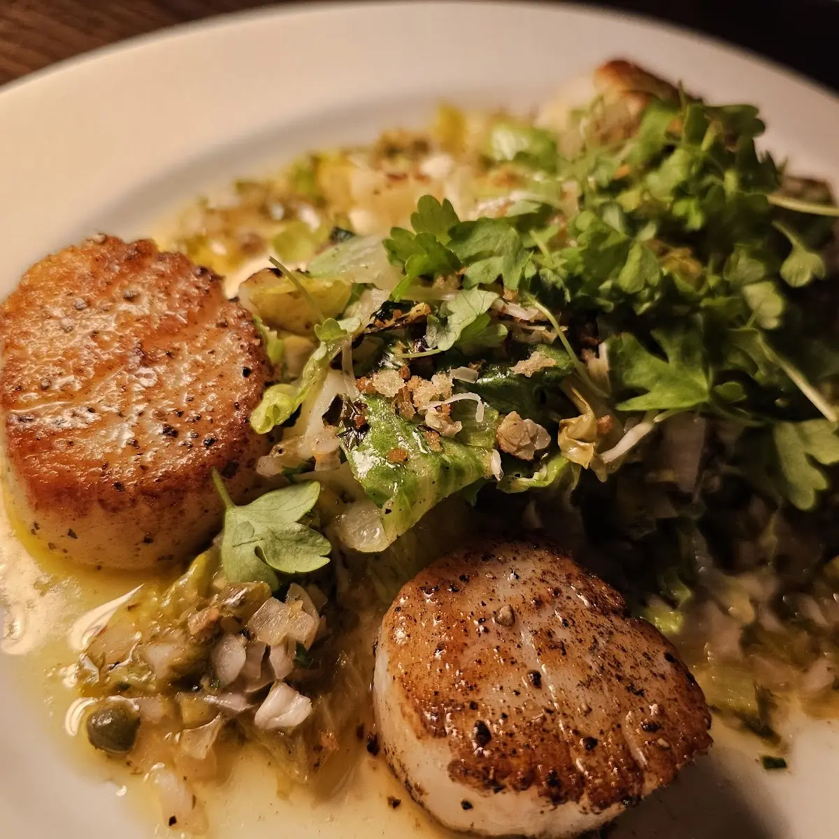 Pan Roasted Sea Scallops