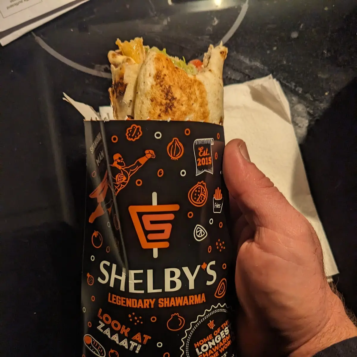 Legendary Chicken Shawarma, Shelby's Legendary Shawarma