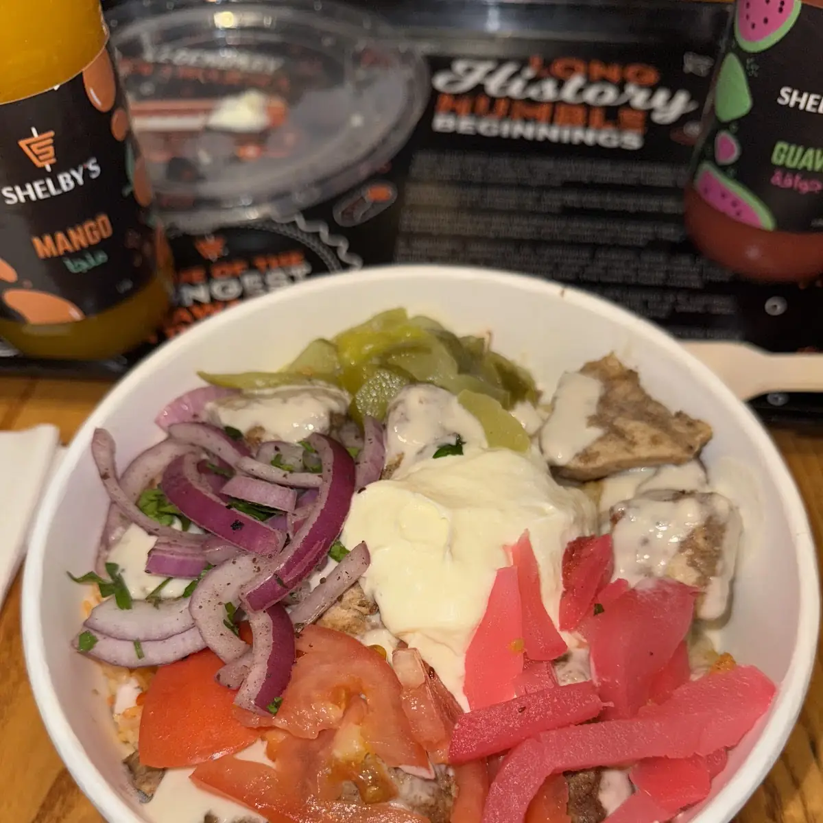 Legendary Shawarma Bowl, Shelby's Legendary Shawarma