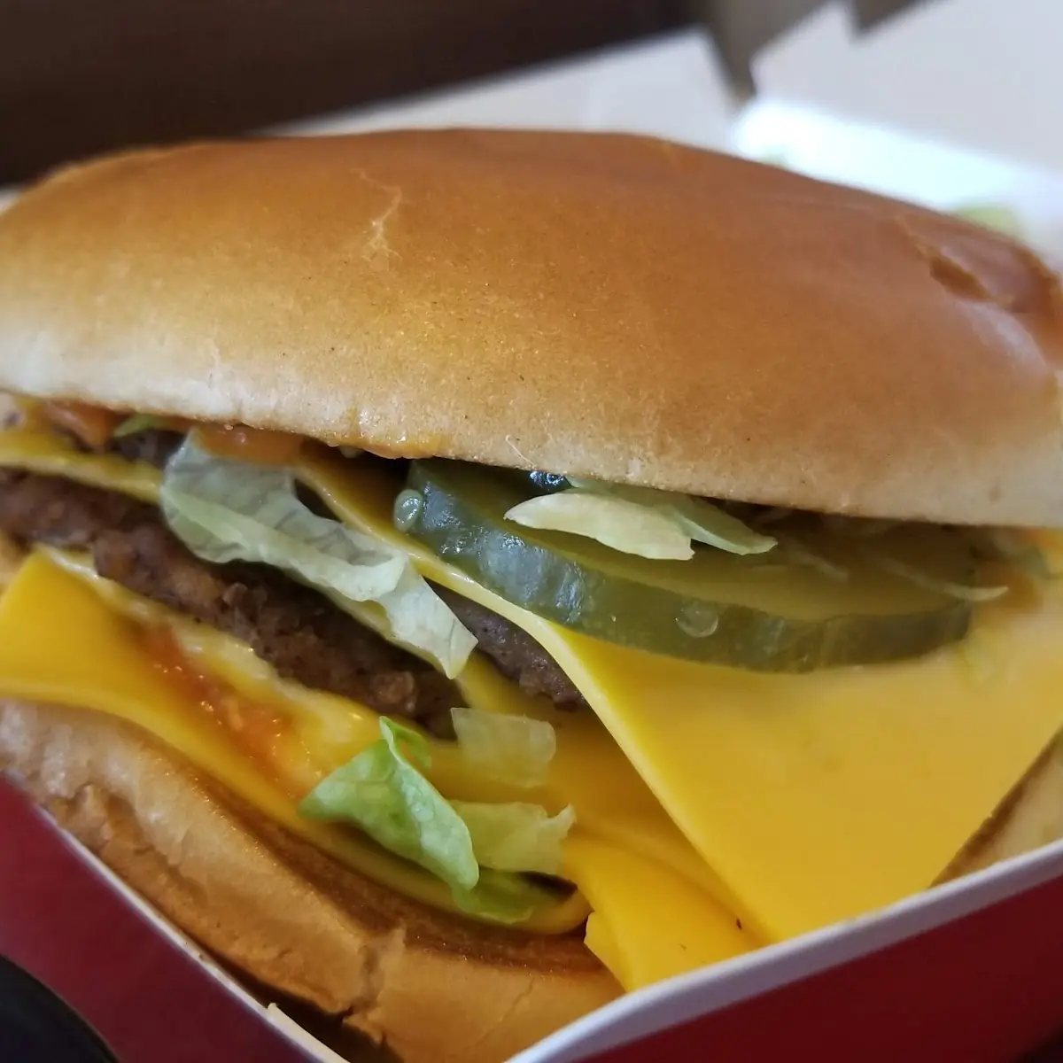 Jumbo Jack Cheeseburger