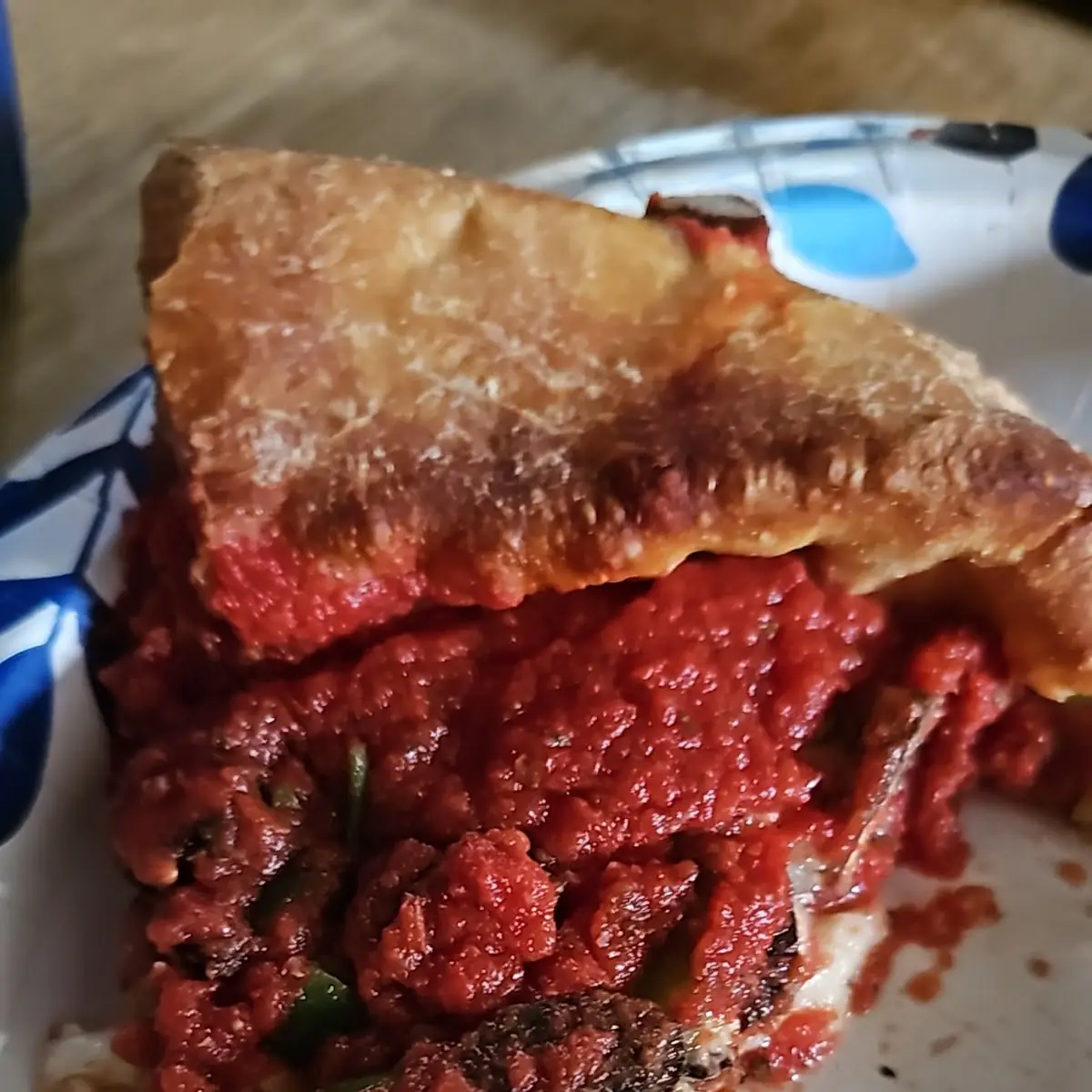 Deep Dish Veggie Pizza