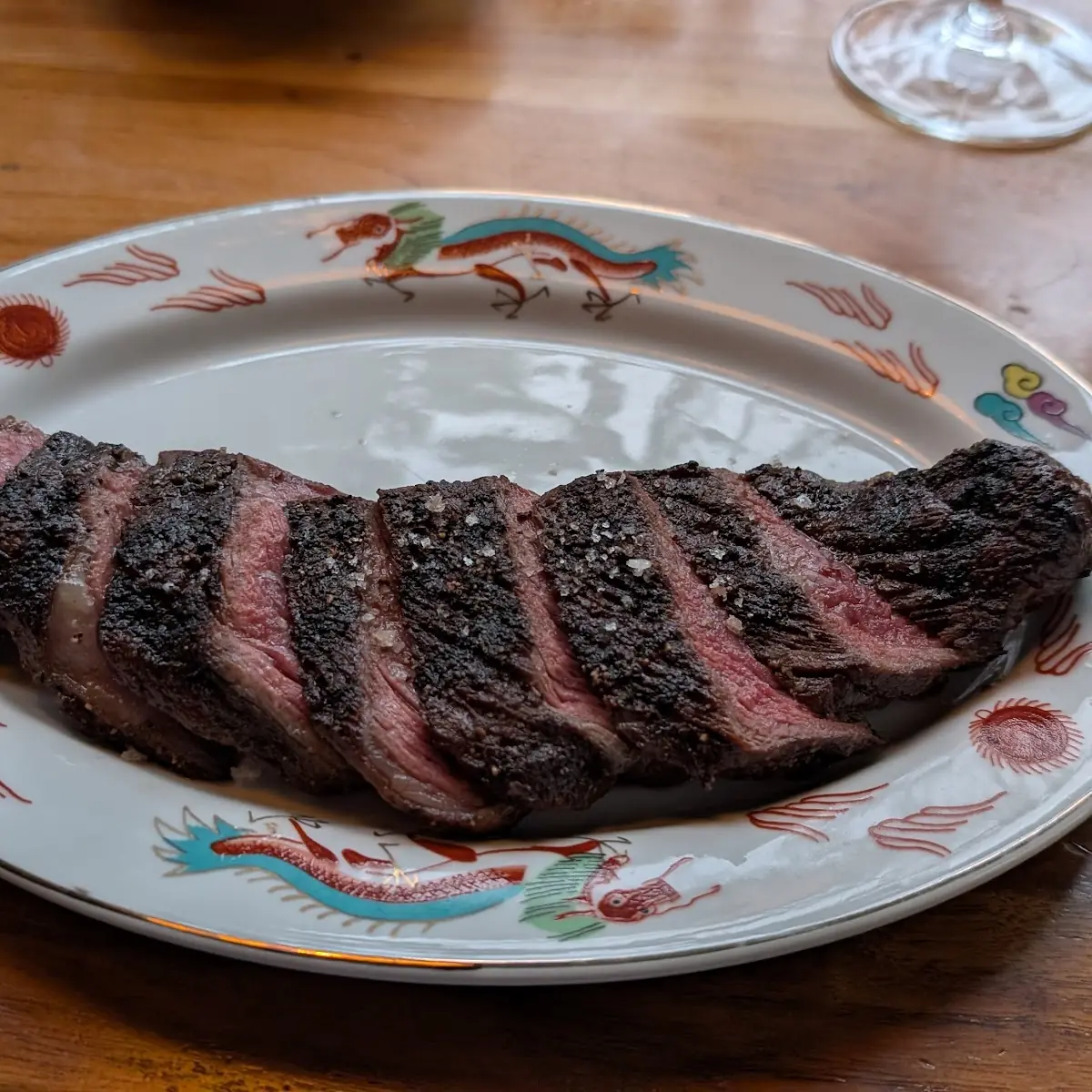 Sliced Steak with Dipping Sauce