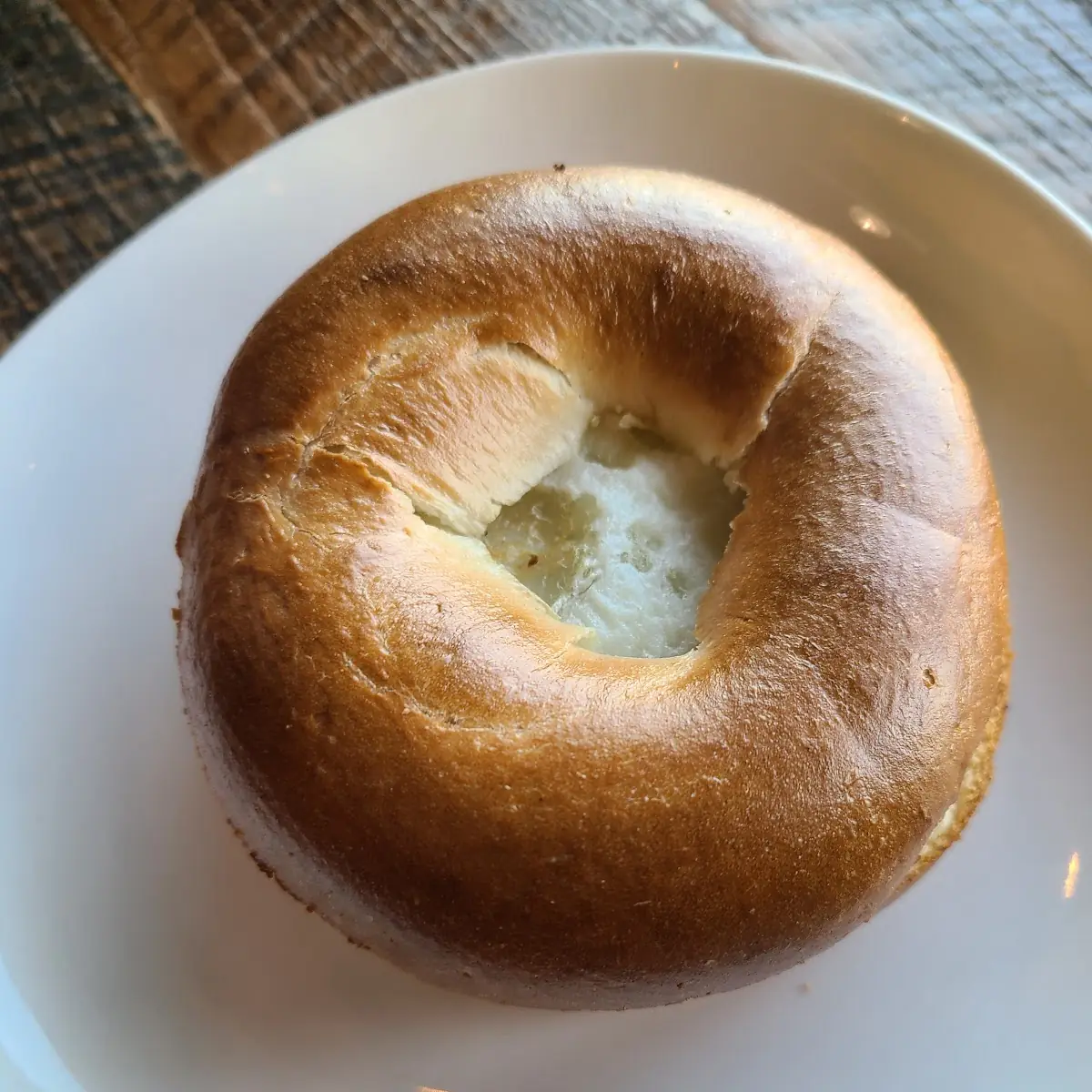 Plain Bagel with Cream Cheese