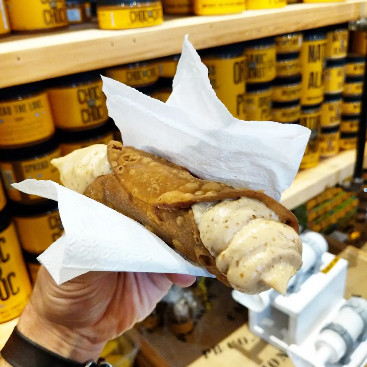 Peanut Butter Cannoli