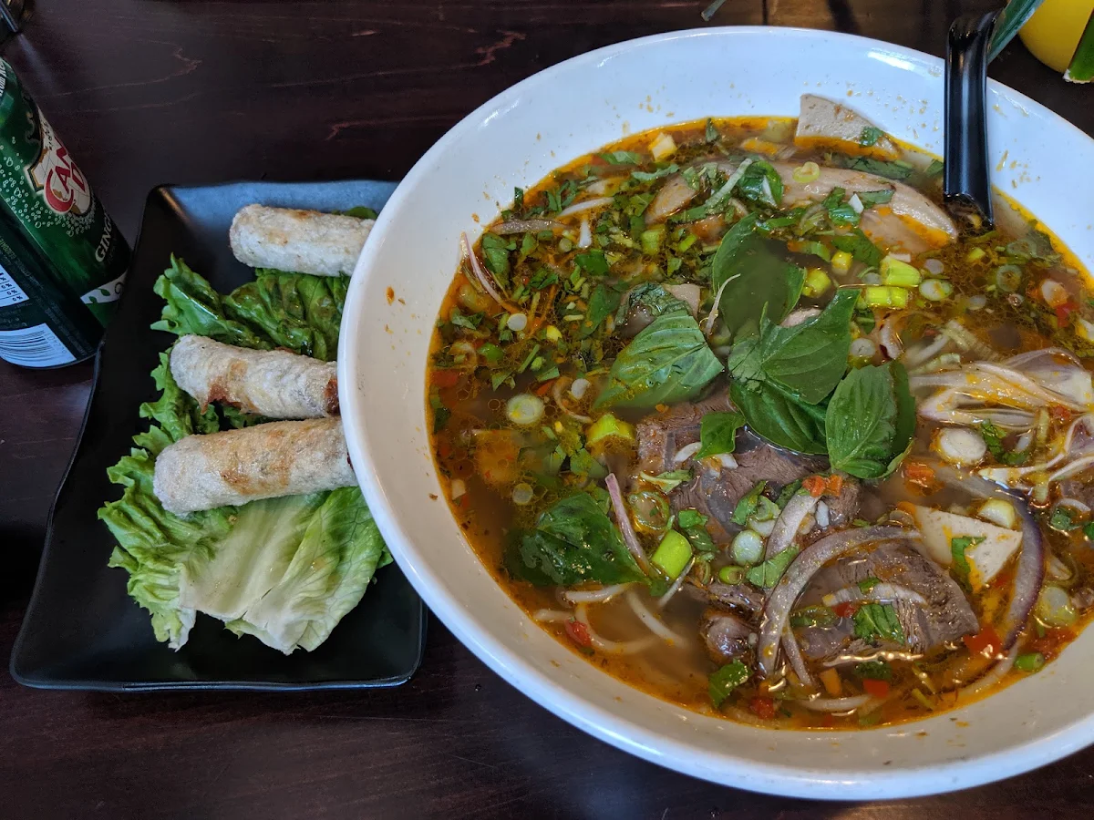 Tom Yum Noodle Soup - Pho Tom Yum