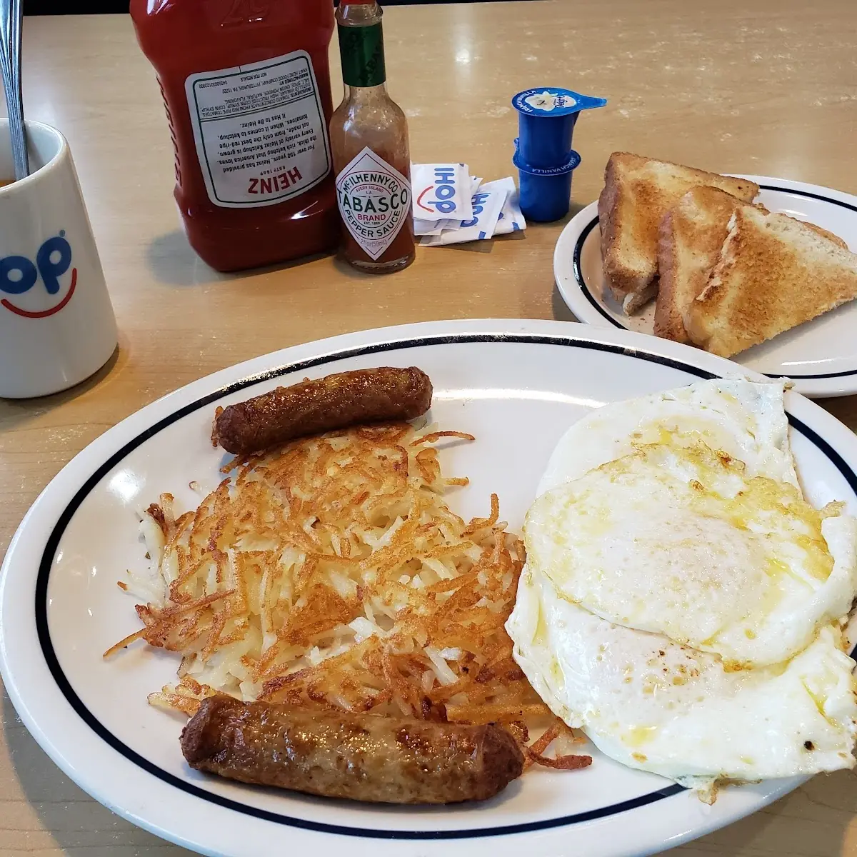 Sunny Side Up Hash Browns Bacon