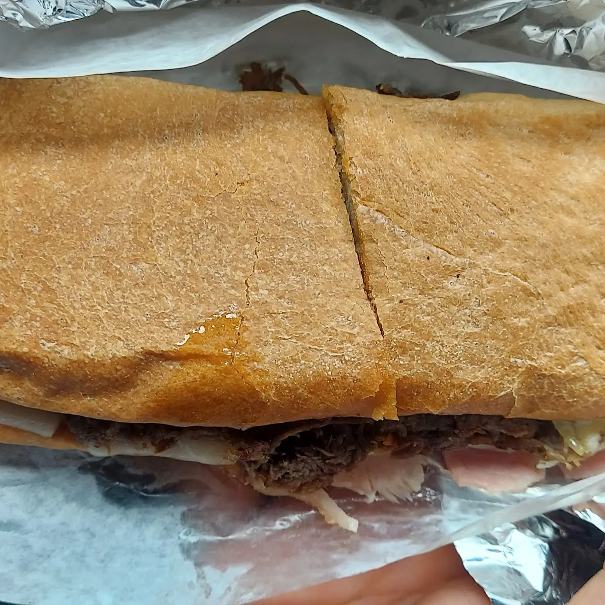 Steak Egg and Cheese Sandwich