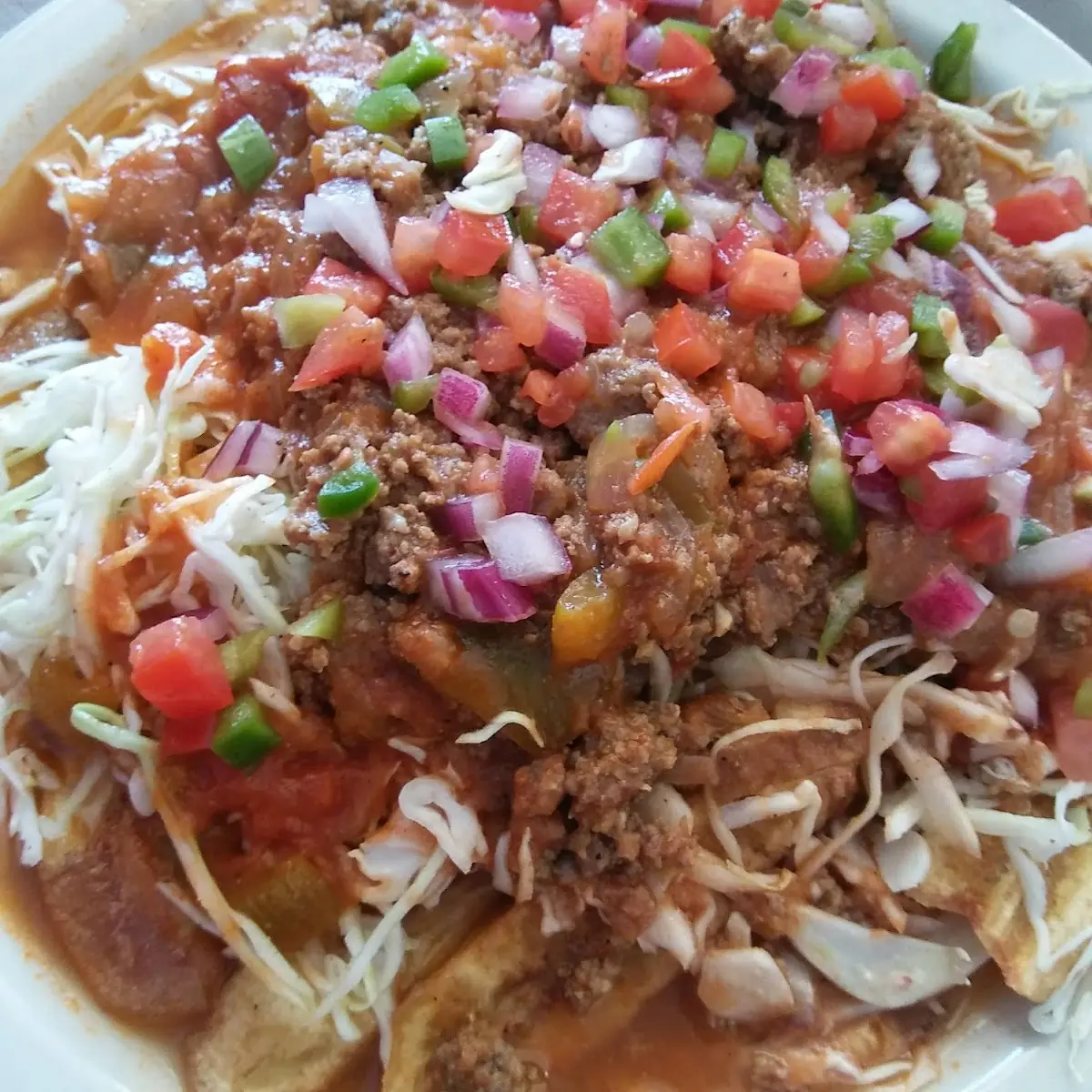 Tajadas Con Carne Molida