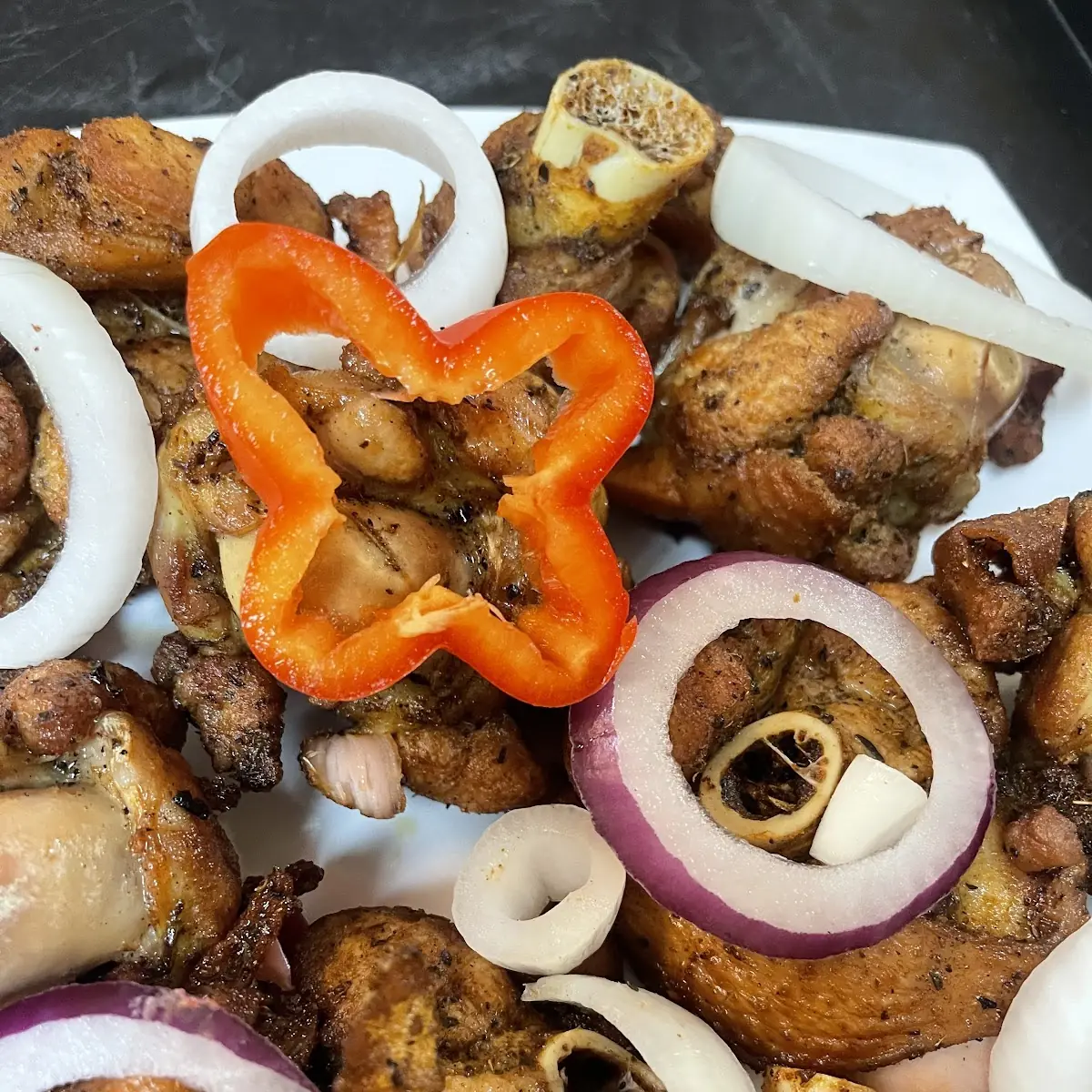 A Plate of Beef Suya