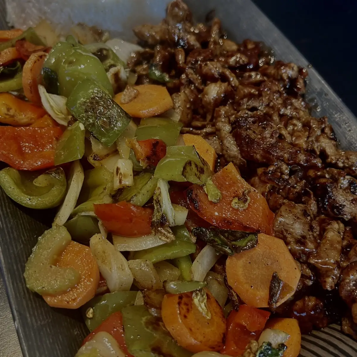 Szechwan Beef with Mixed Vegetables