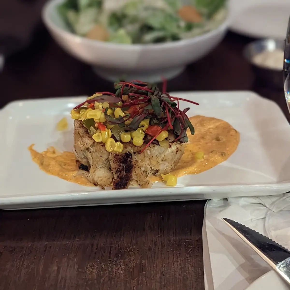 Skillet Browned Crab Cake