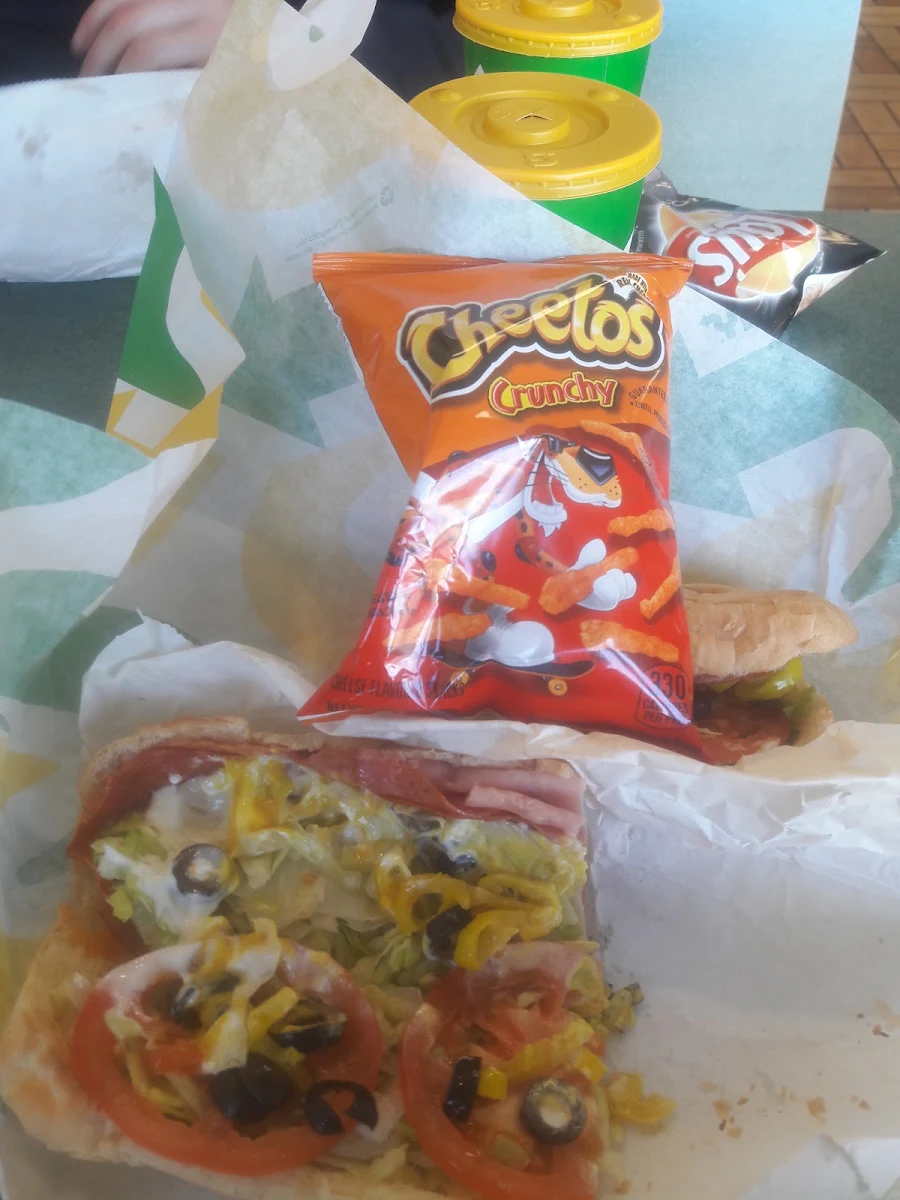 Italian Sub and Cheetos