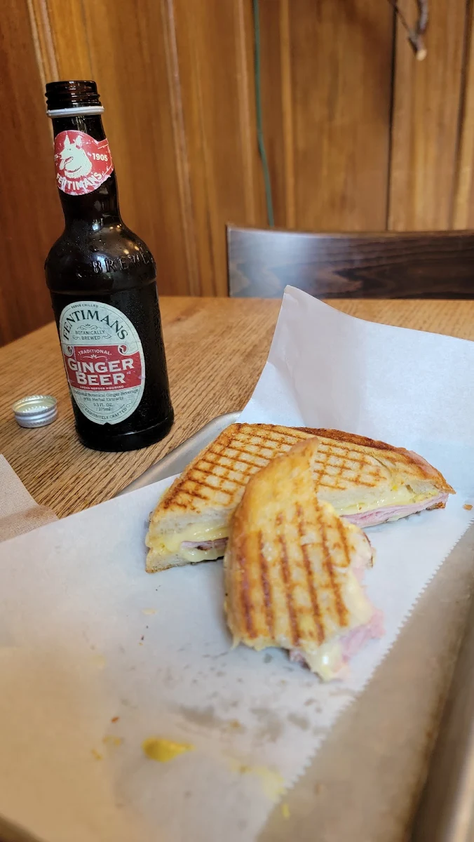 Hot Ham and Cheese Sandwich
