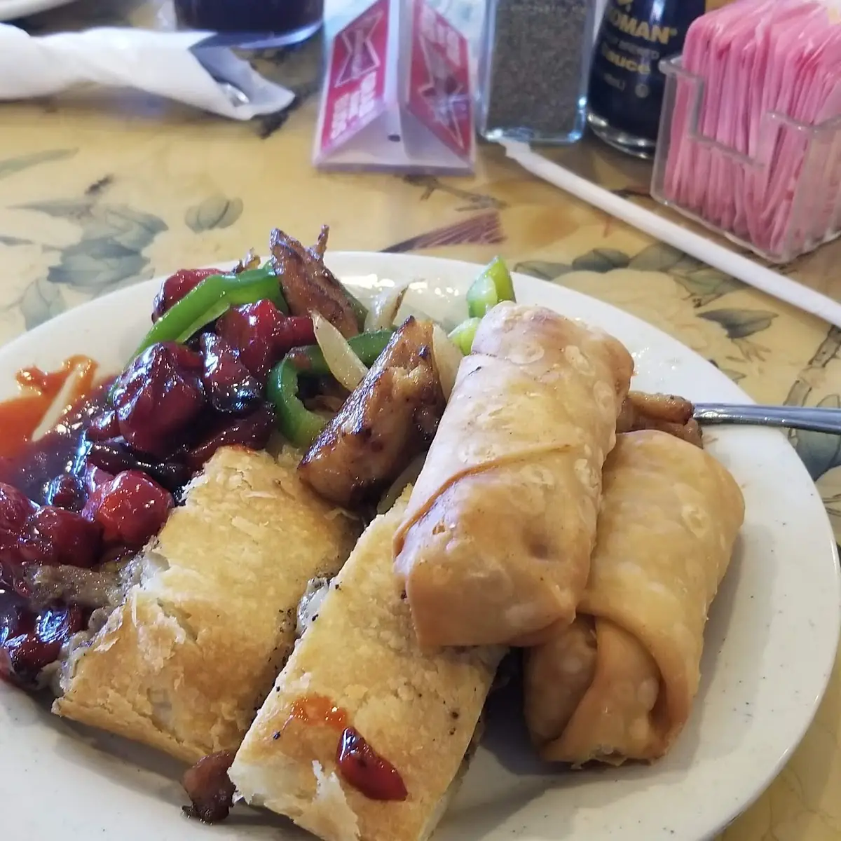 Roast Pork Egg Roll