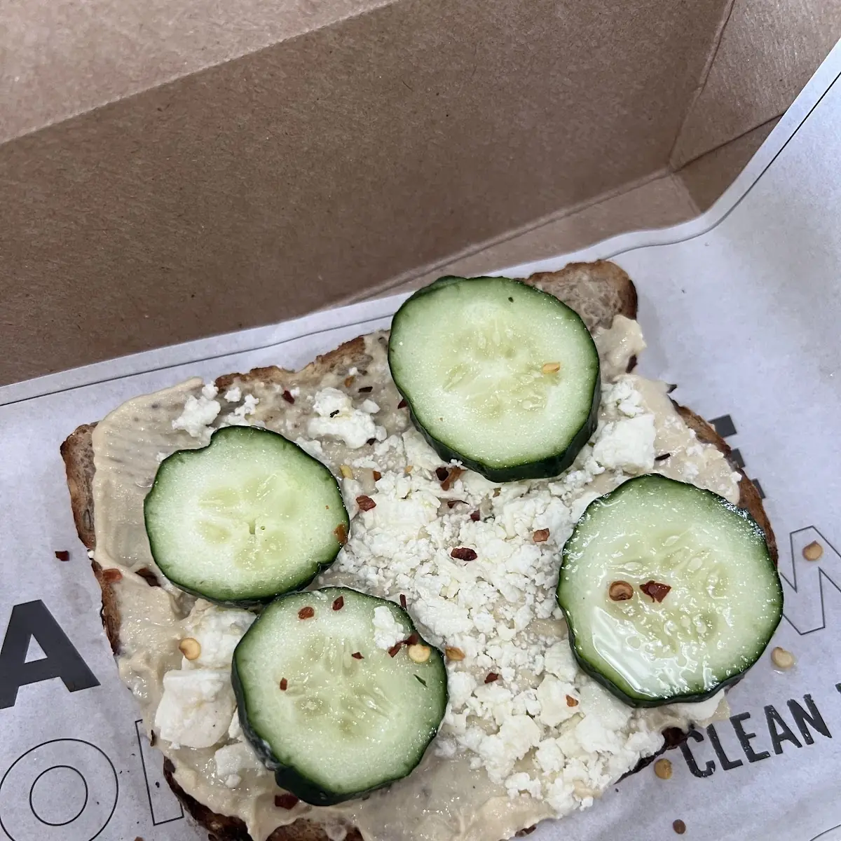 The Hummus Toast