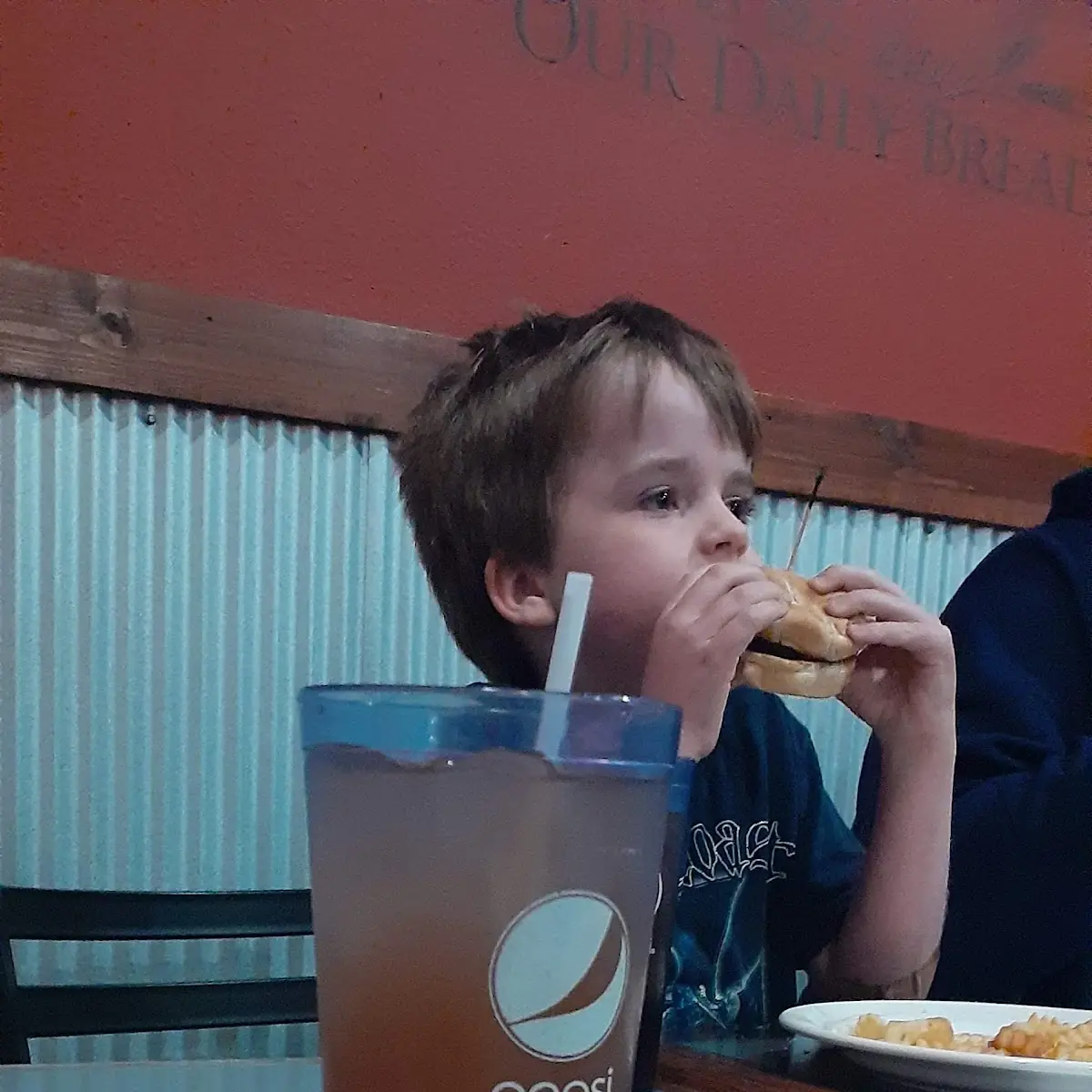 Frie with BBQ Sauce