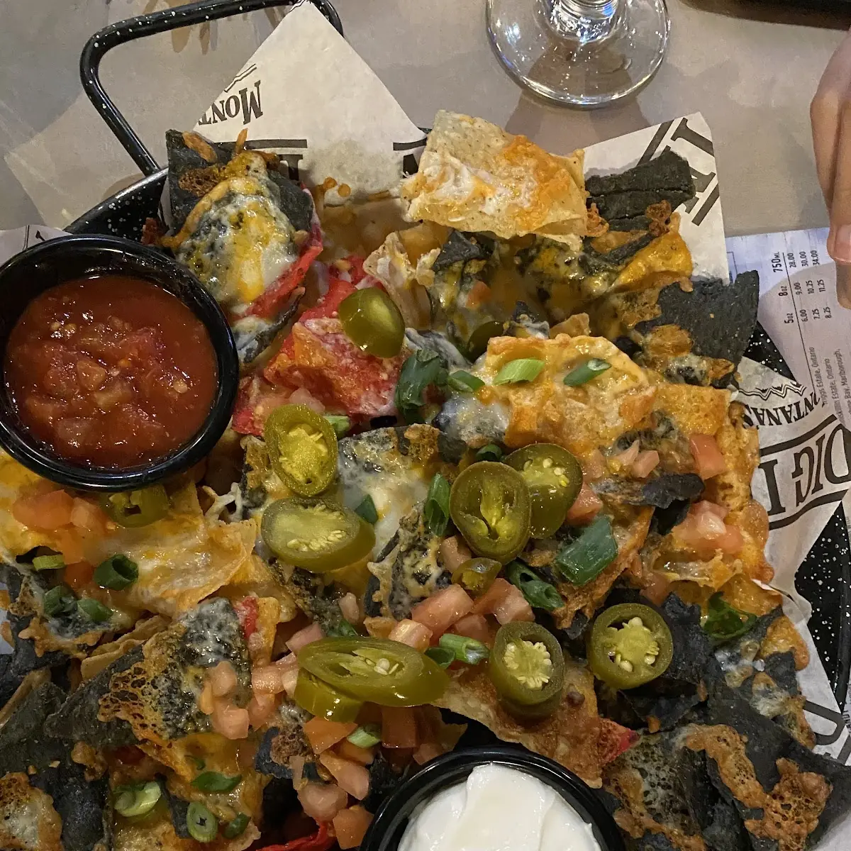 Pulled Pork Nachos, Montana’s BBQ & Bar