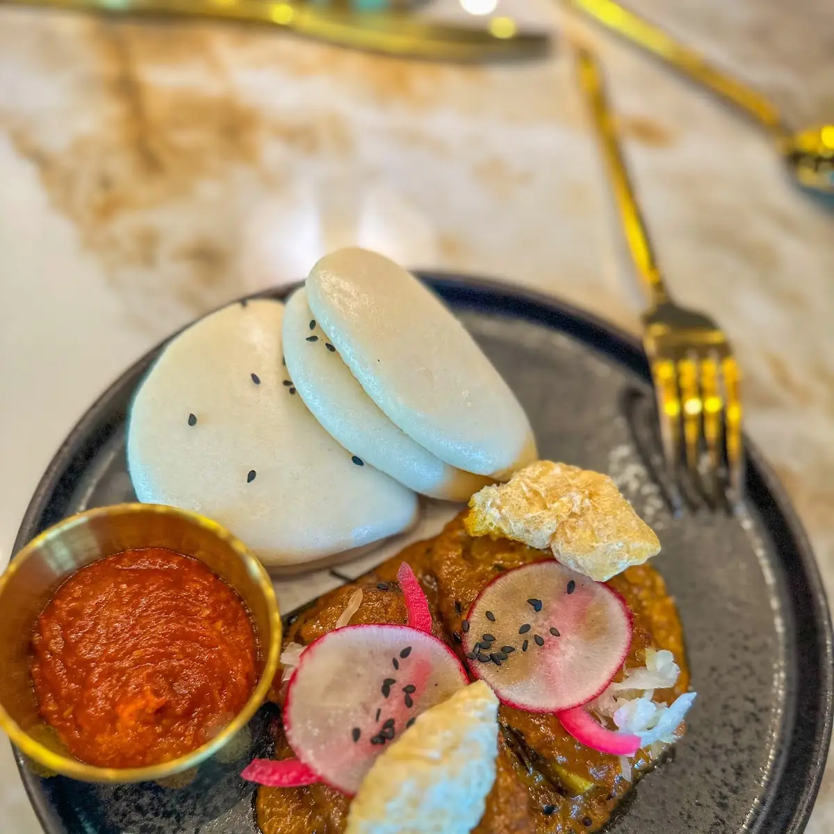 Kerala Pork Belly Bao