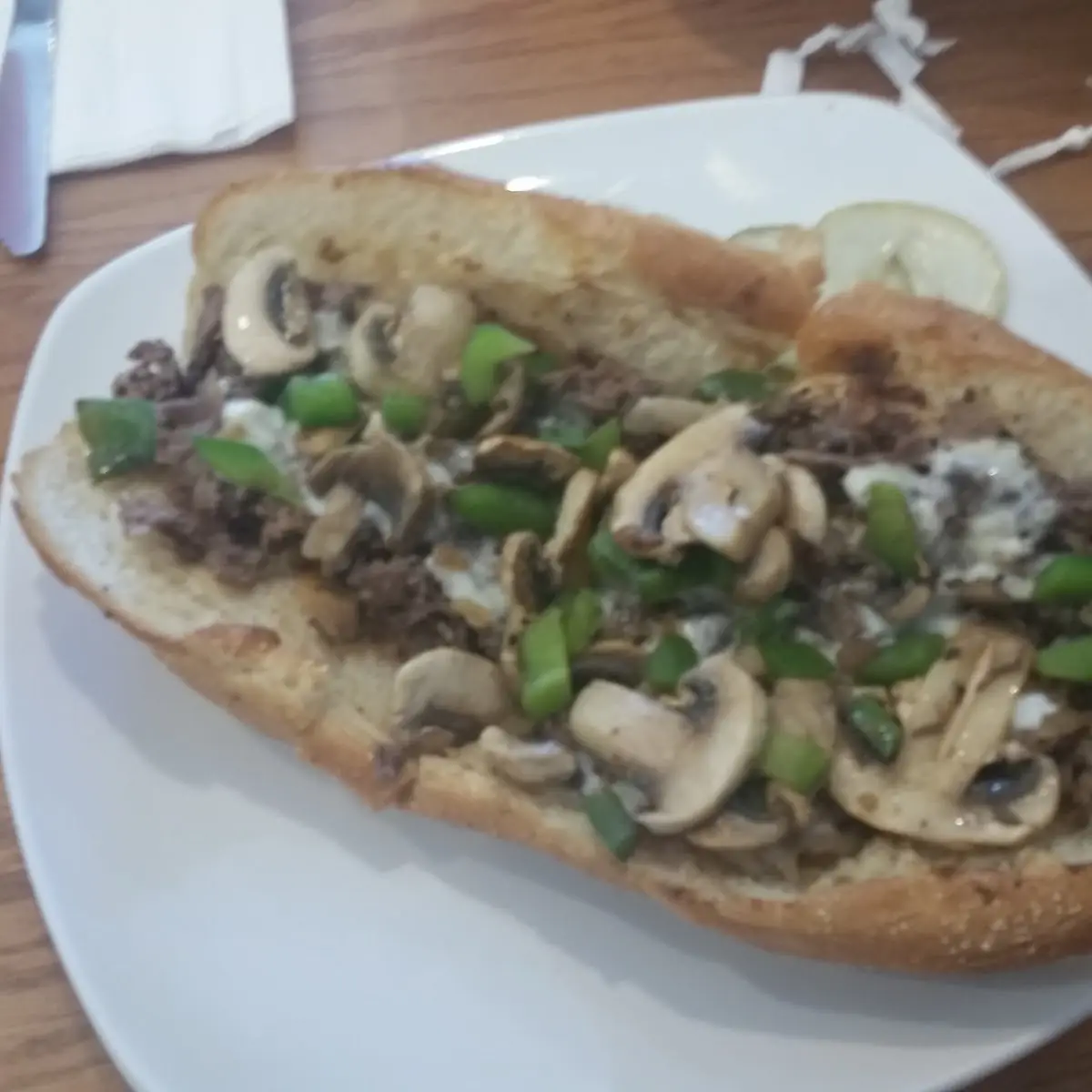 Philly Cheese Steak Sandwich