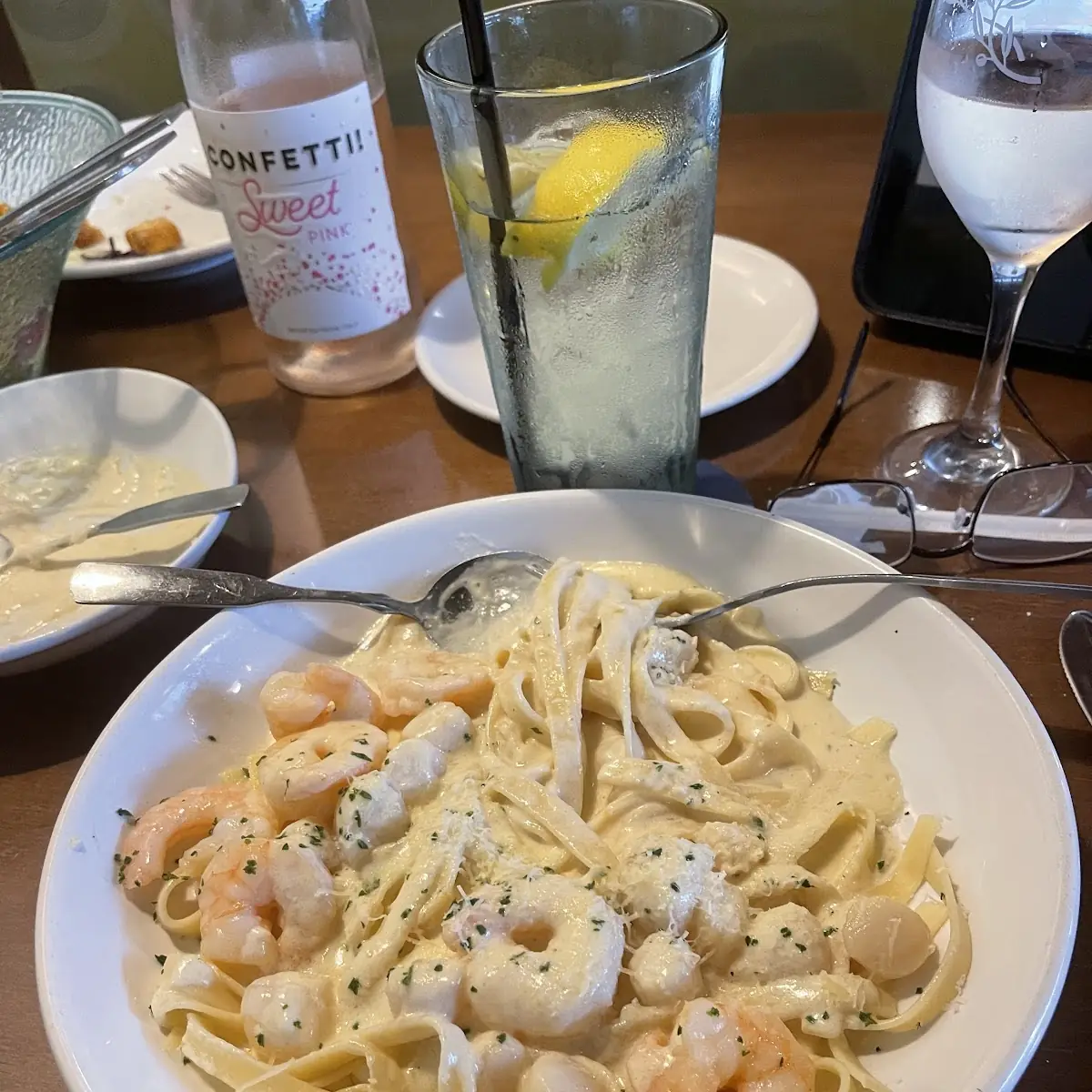 Chrimp Alfredo Pasta