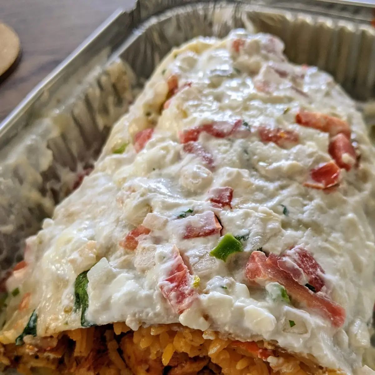 Chori-Pollo Burrito